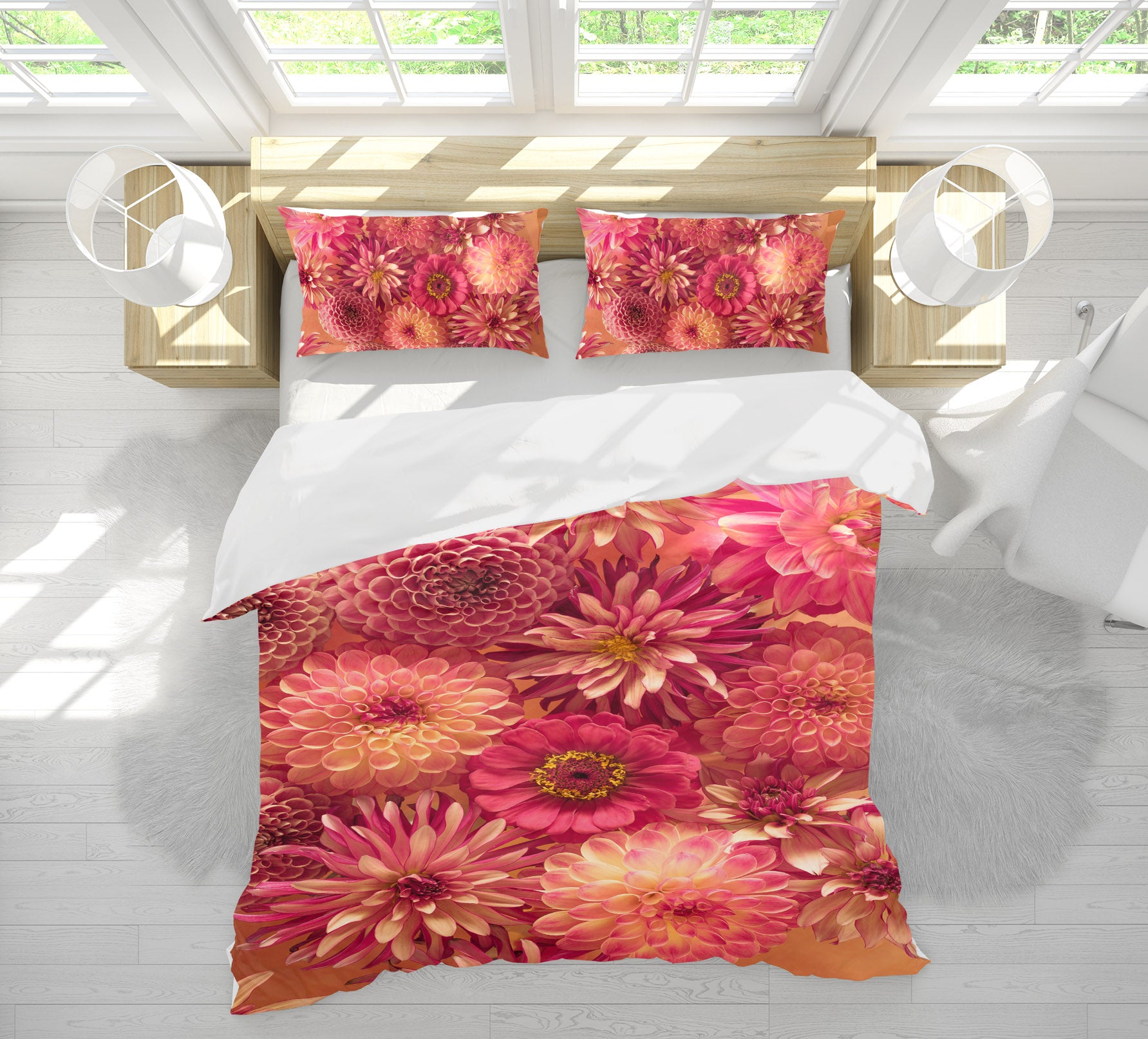3D Bright Flowers 7128 Assaf Frank Bedding Bed Pillowcases Quilt Cover Duvet Cover