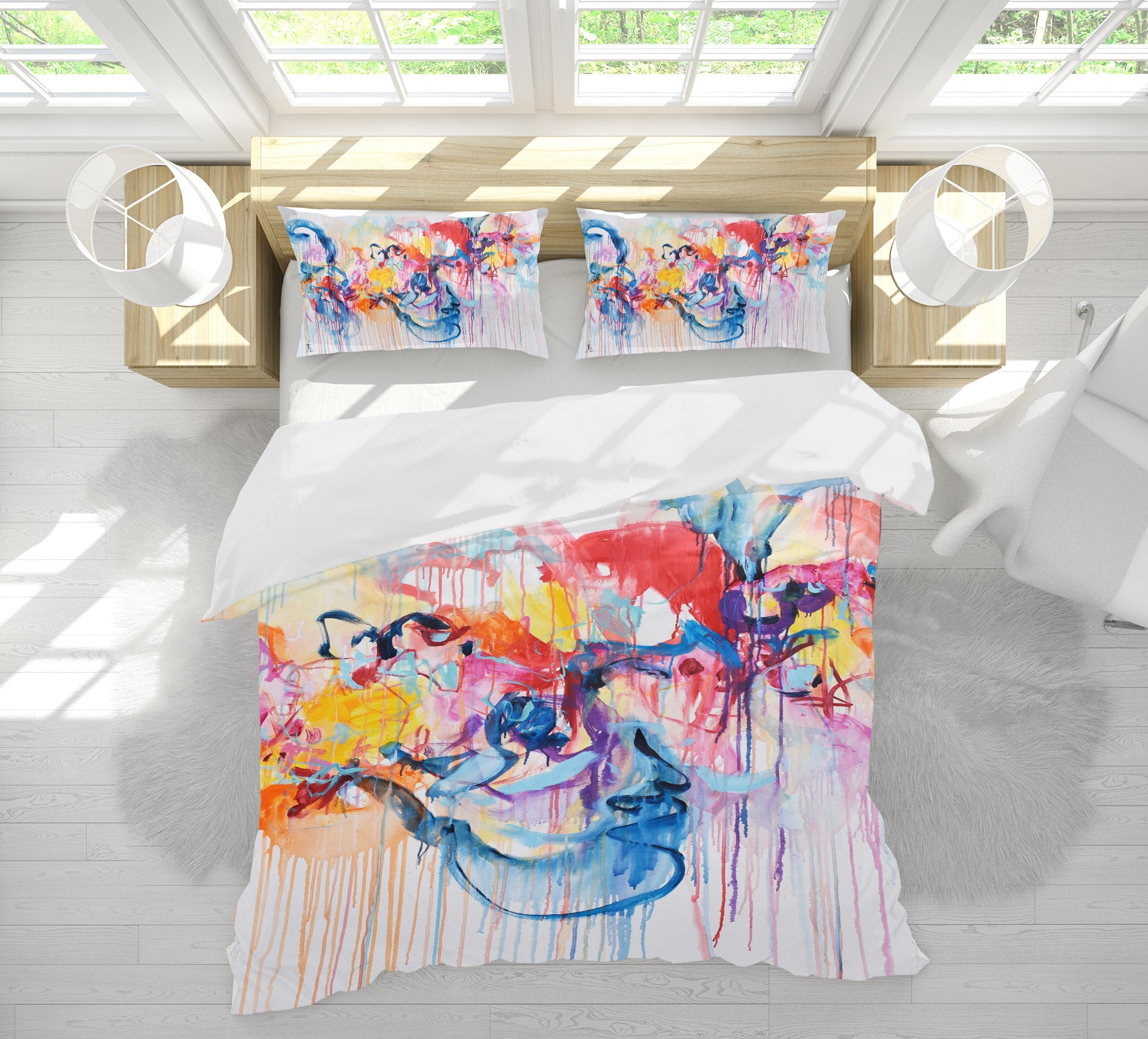 3D Watercolor Art 1168 Misako Chida Bedding Bed Pillowcases Quilt Cover Duvet Cover