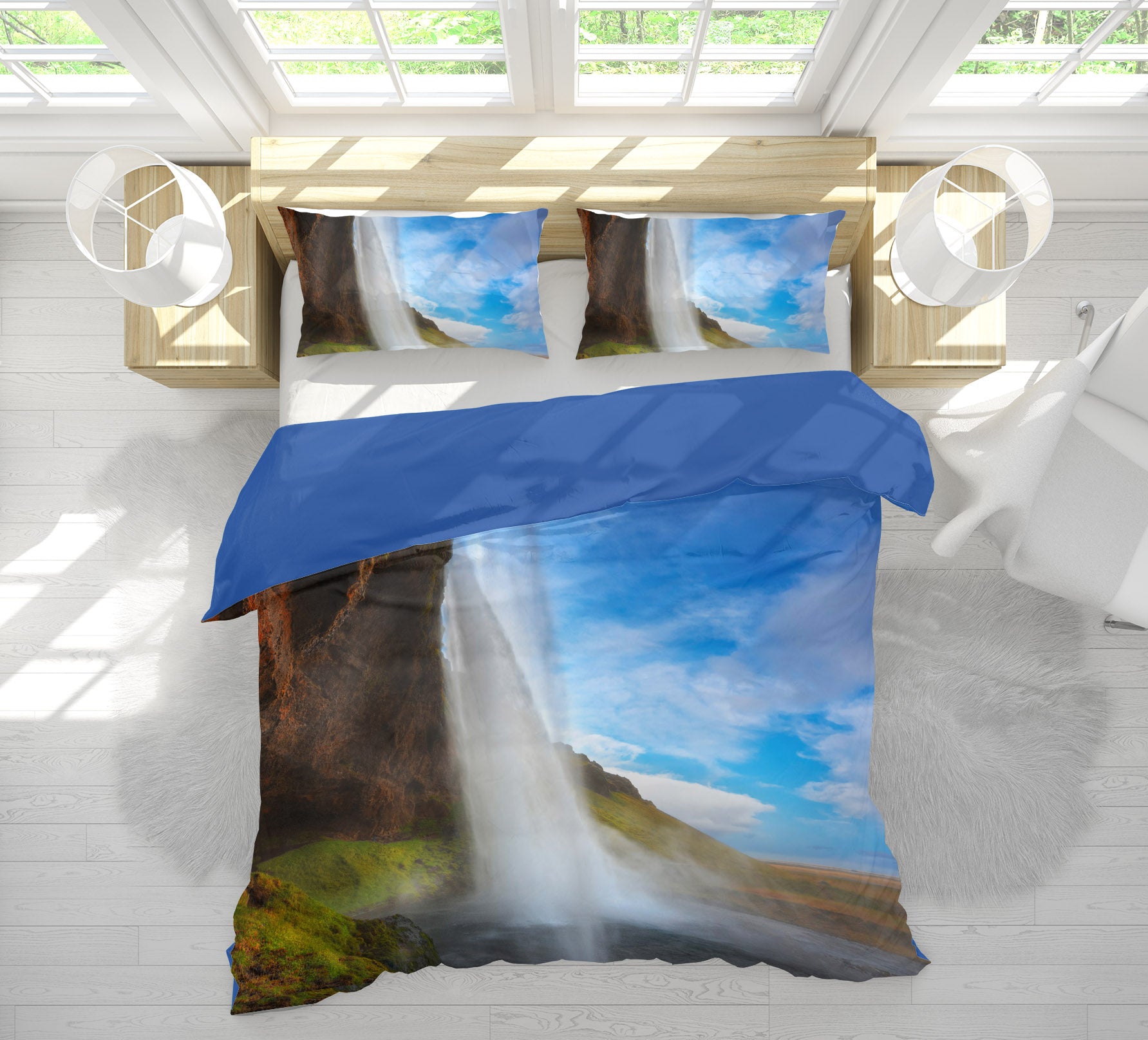 3D Great Falls 070 Marco Carmassi Bedding Bed Pillowcases Quilt