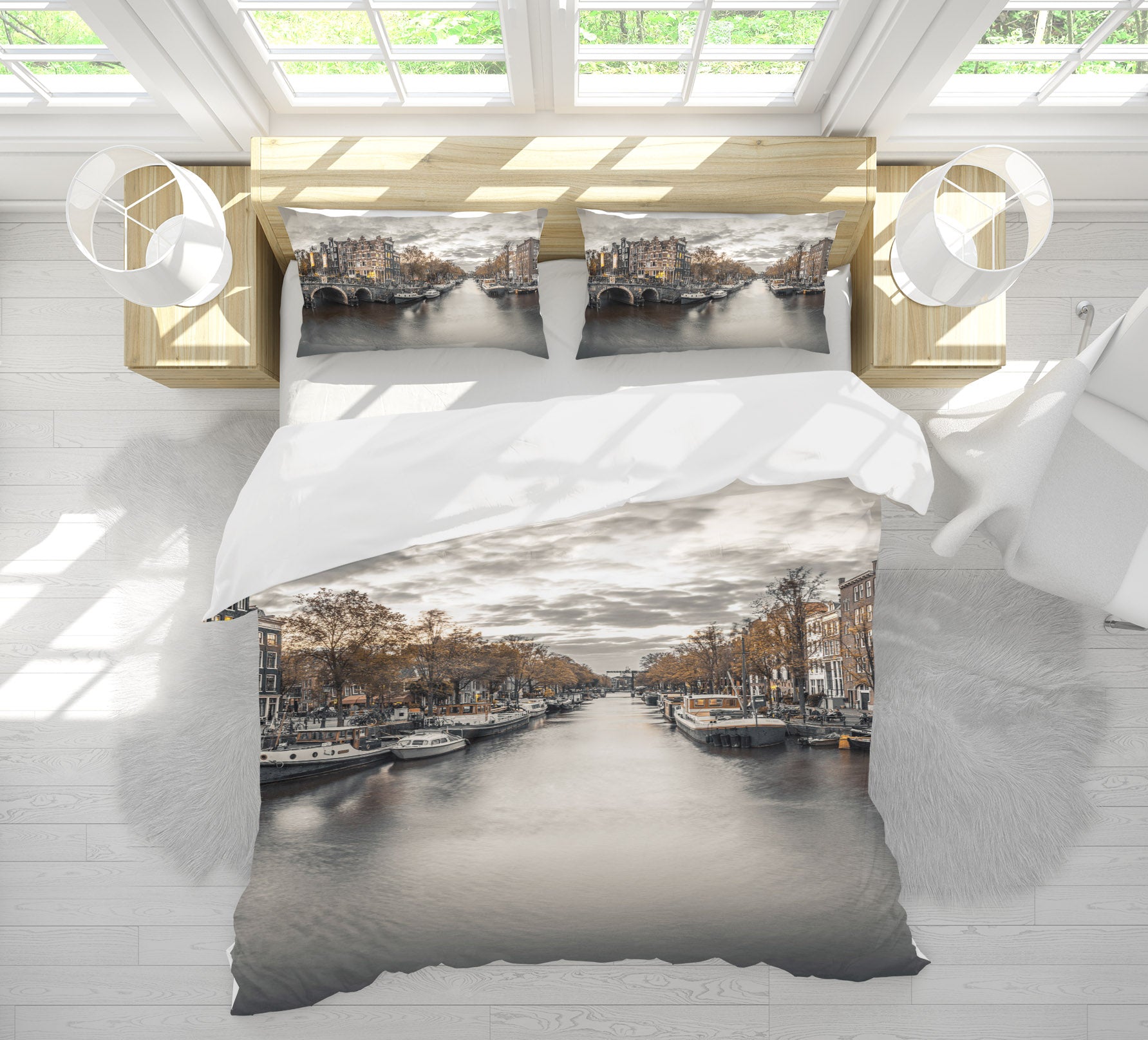3D River Vessel 85139 Assaf Frank Bedding Bed Pillowcases Quilt