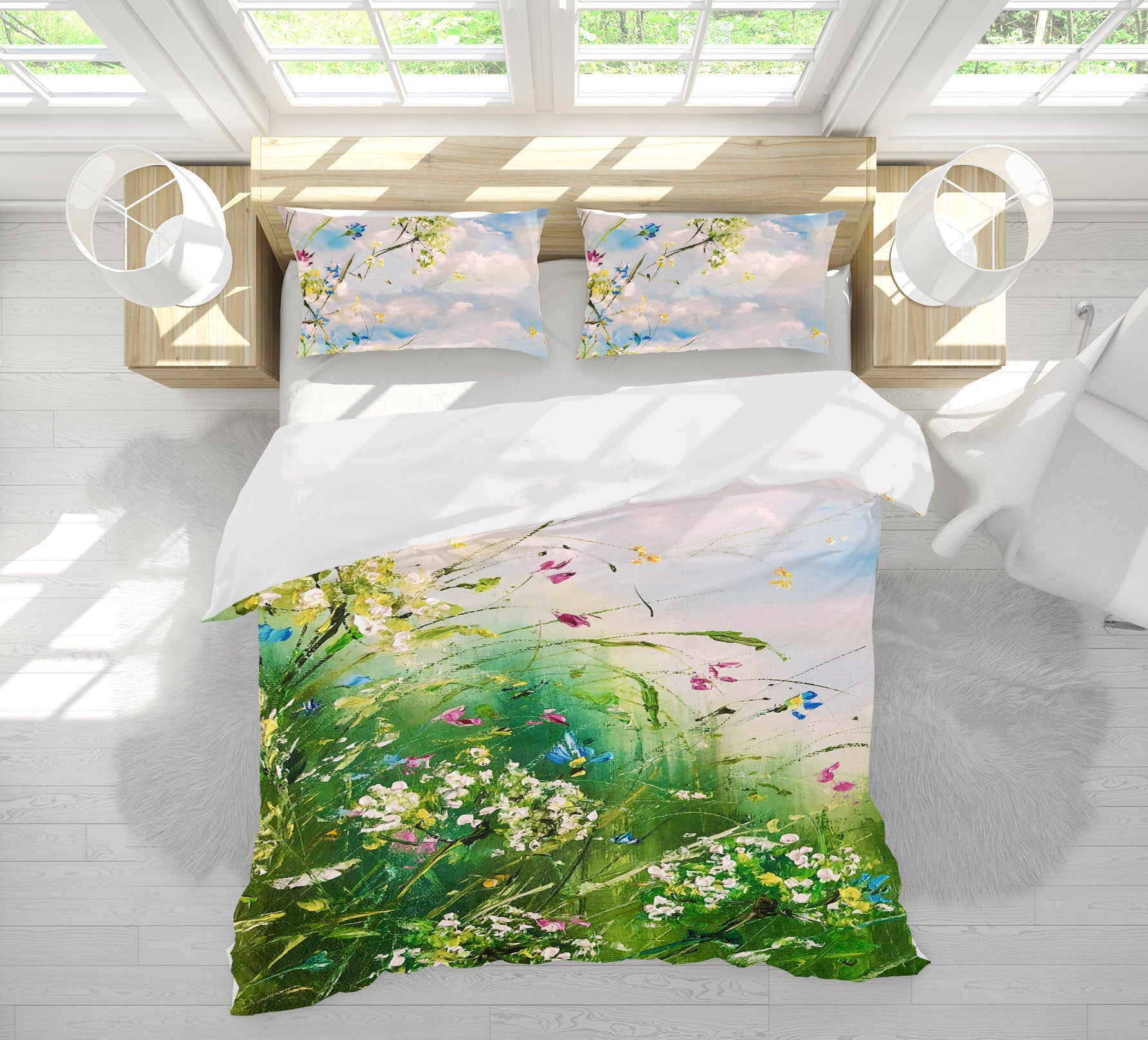 3D Cloud Garden 557 Skromova Marina Bedding Bed Pillowcases Quilt