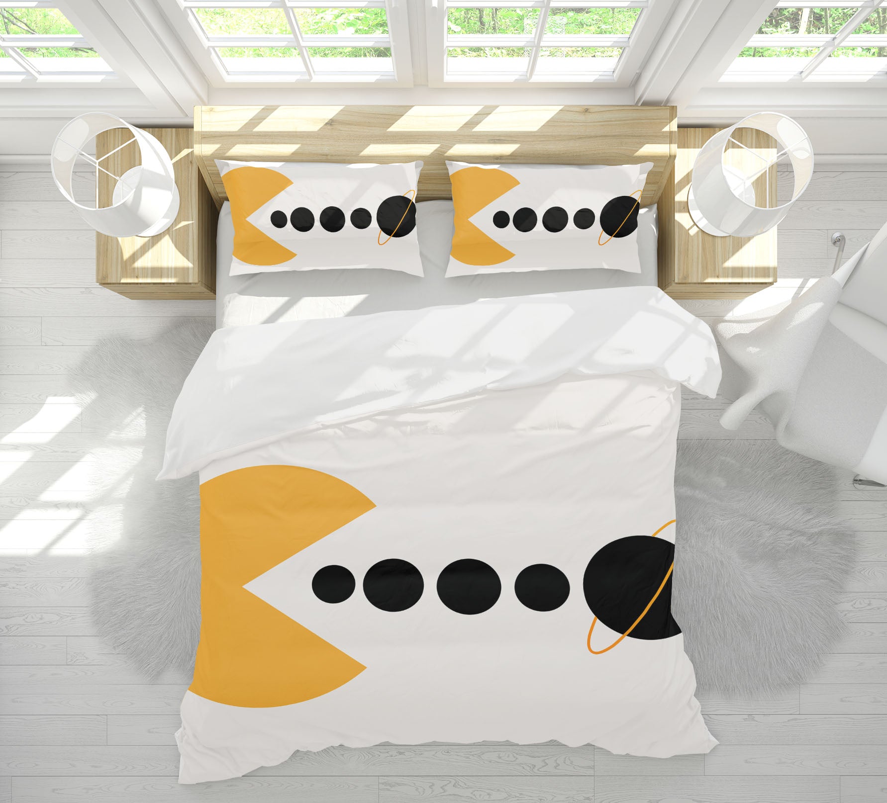 3D Yellow Monster 244 Boris Draschoff Bedding Bed Pillowcases Quilt