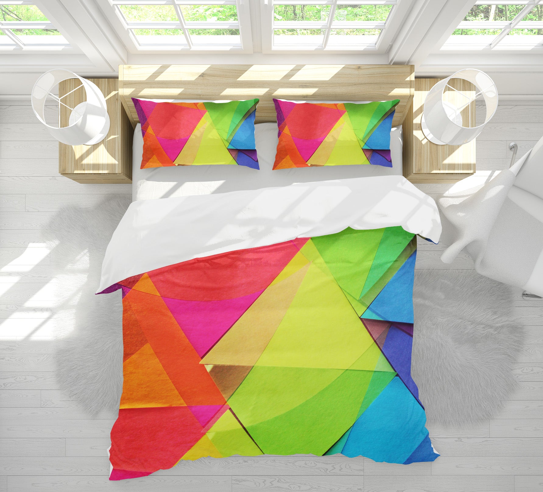 3D Triangle Color 70189 Shandra Smith Bedding Bed Pillowcases Quilt