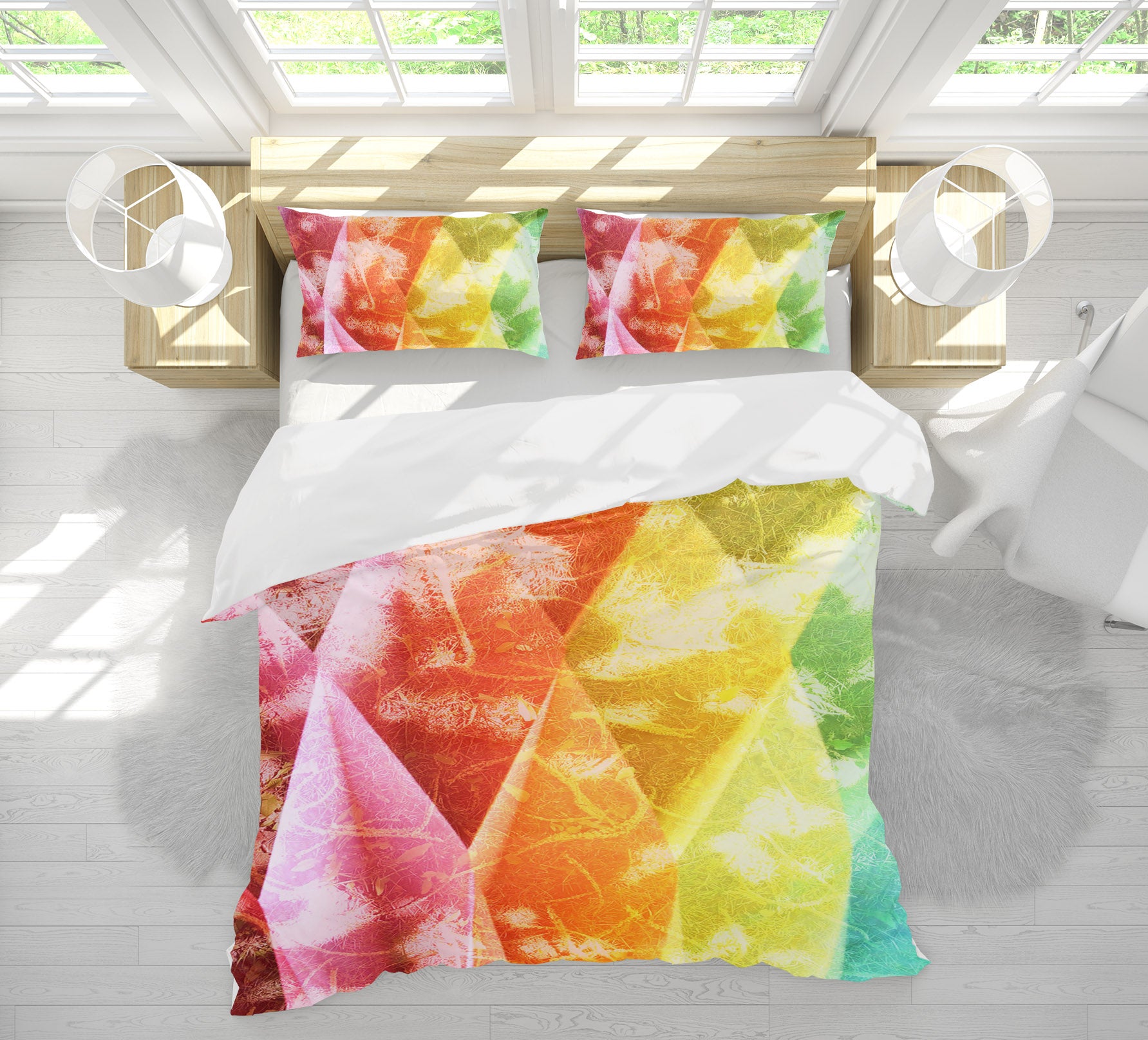 3D Triangle Color 70182 Shandra Smith Bedding Bed Pillowcases Quilt