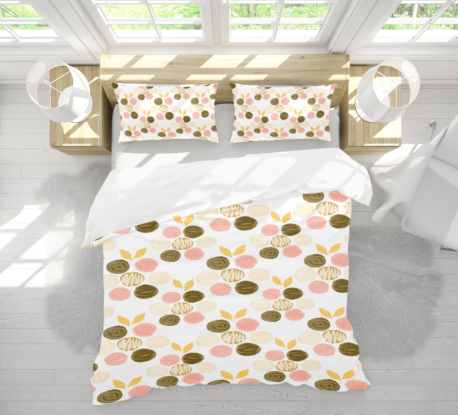3D Pink Brown Polka Dots 109125 Kashmira Jayaprakash Bedding Bed Pillowcases Quilt