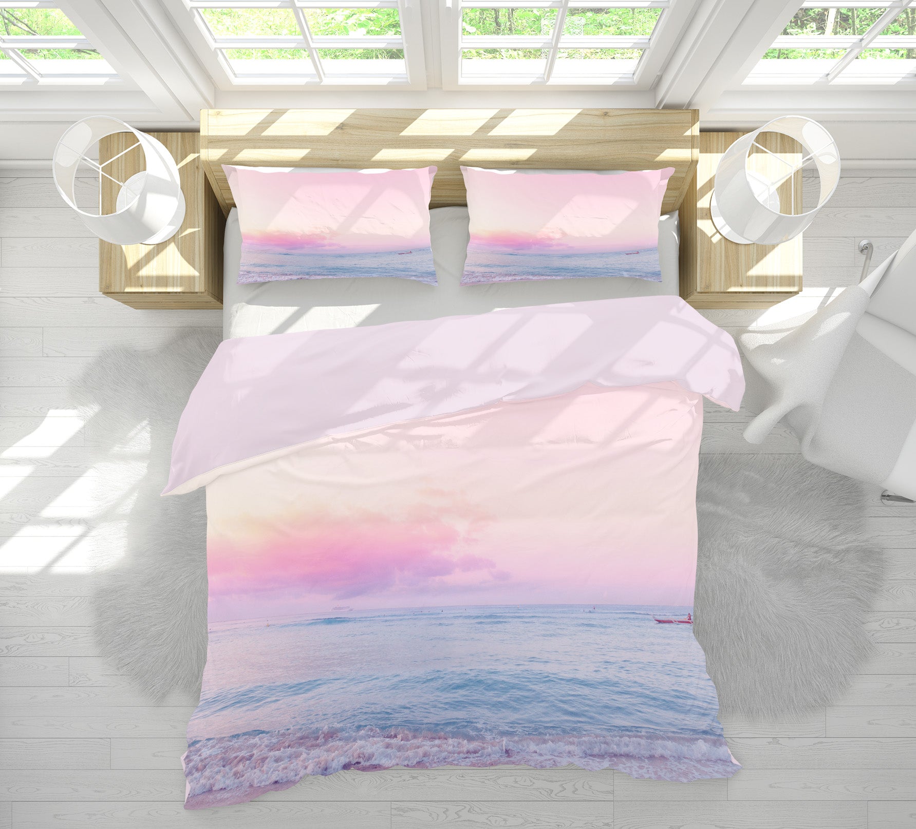 3D Sea And Sky 2005 Noirblanc777 Bedding Bed Pillowcases Quilt