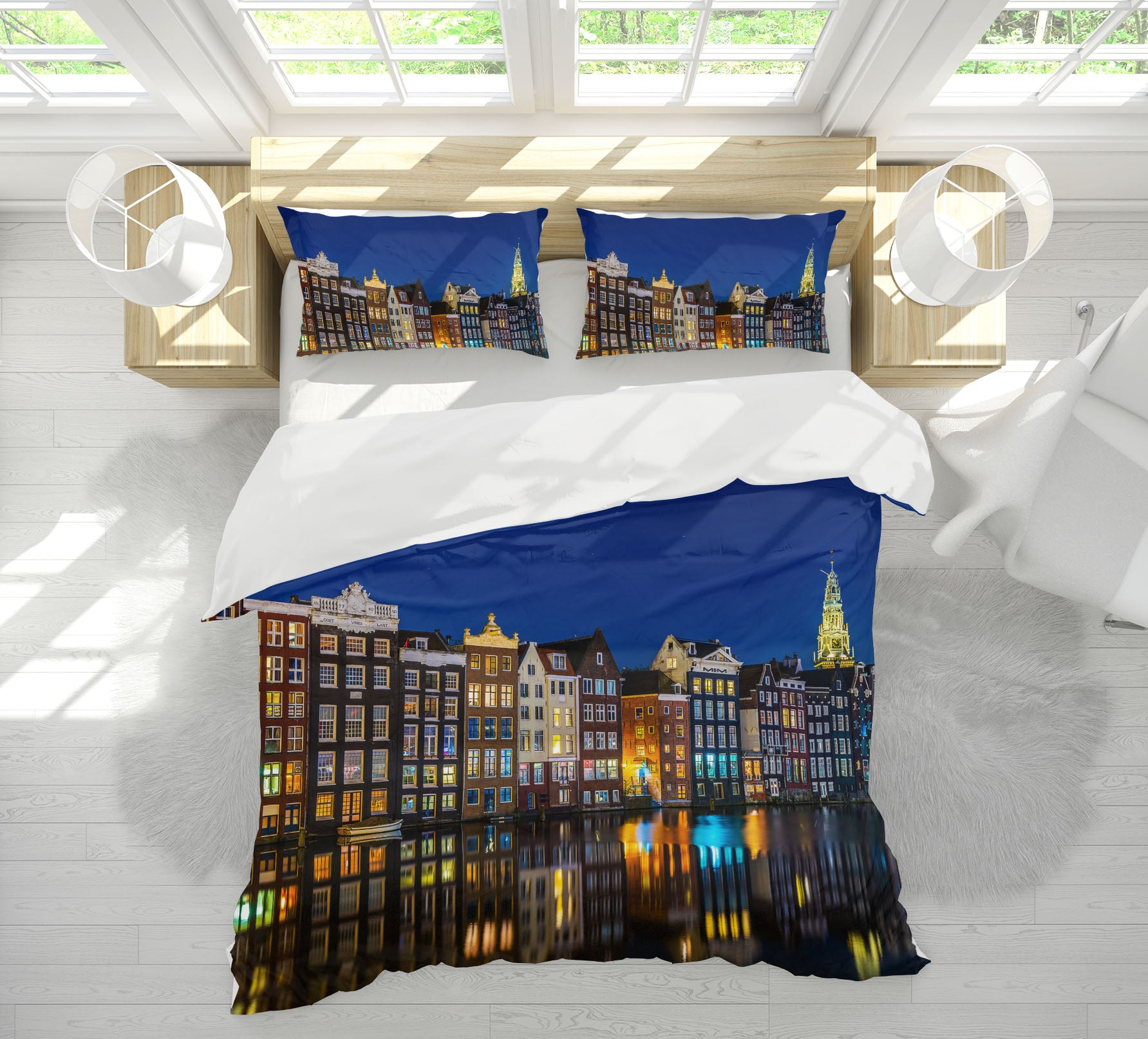 3D Amsterdam Reflections 002 Marco Carmassi Bedding Bed Pillowcases Quilt