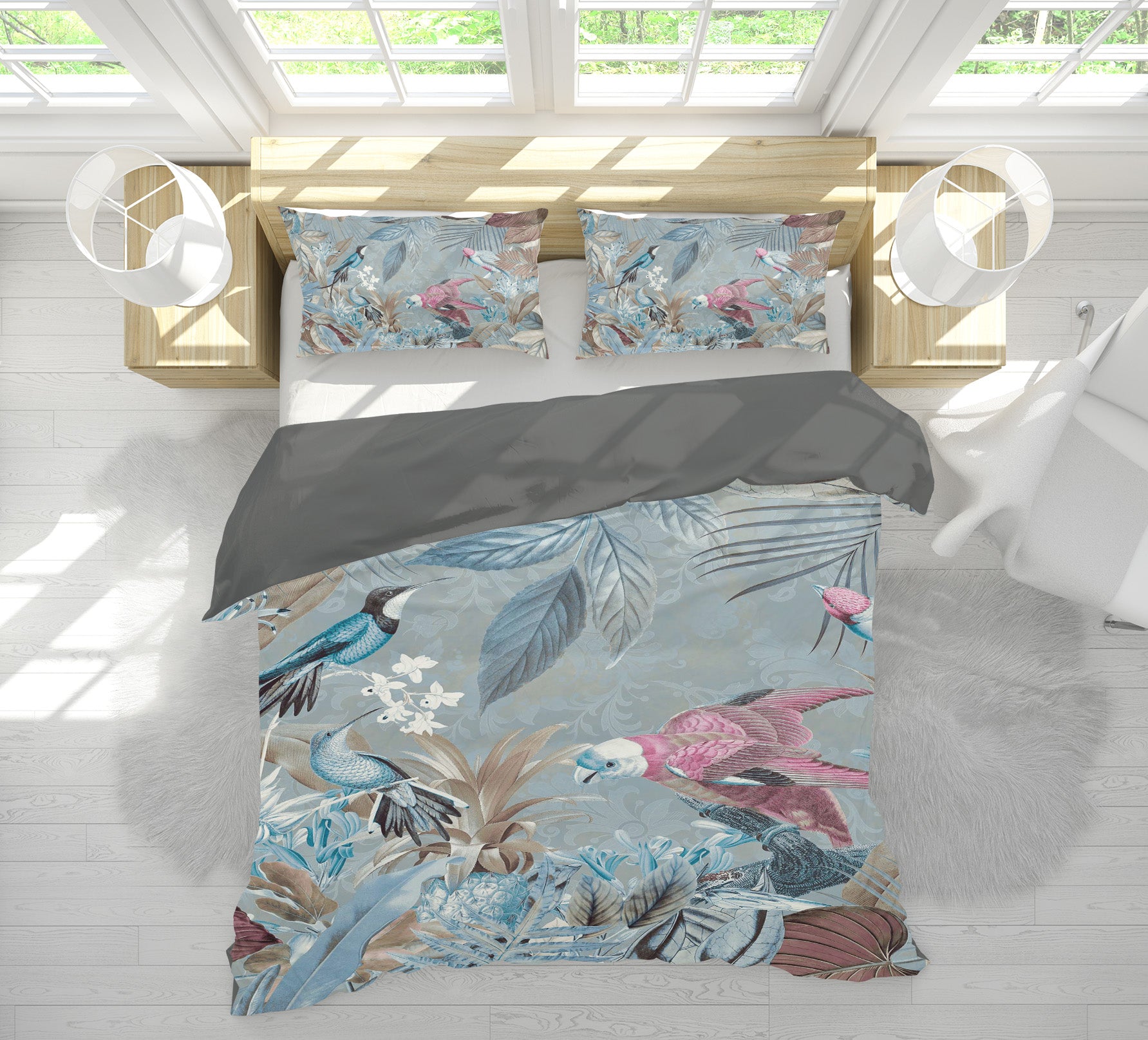 3D Bird Garden 125 Andrea haase Bedding Bed Pillowcases Quilt