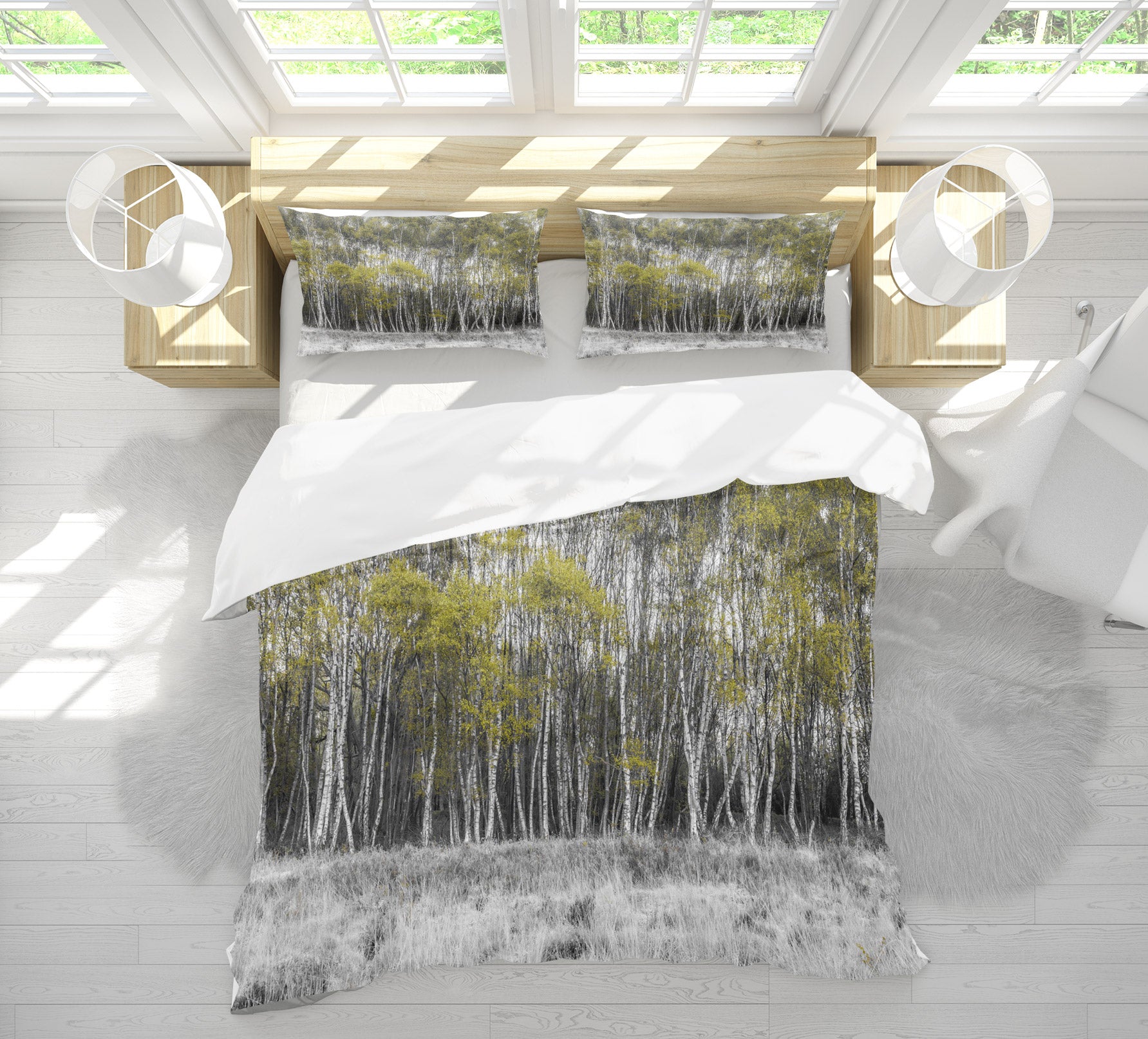 3D Forest Weed 1055 Assaf Frank Bedding Bed Pillowcases Quilt