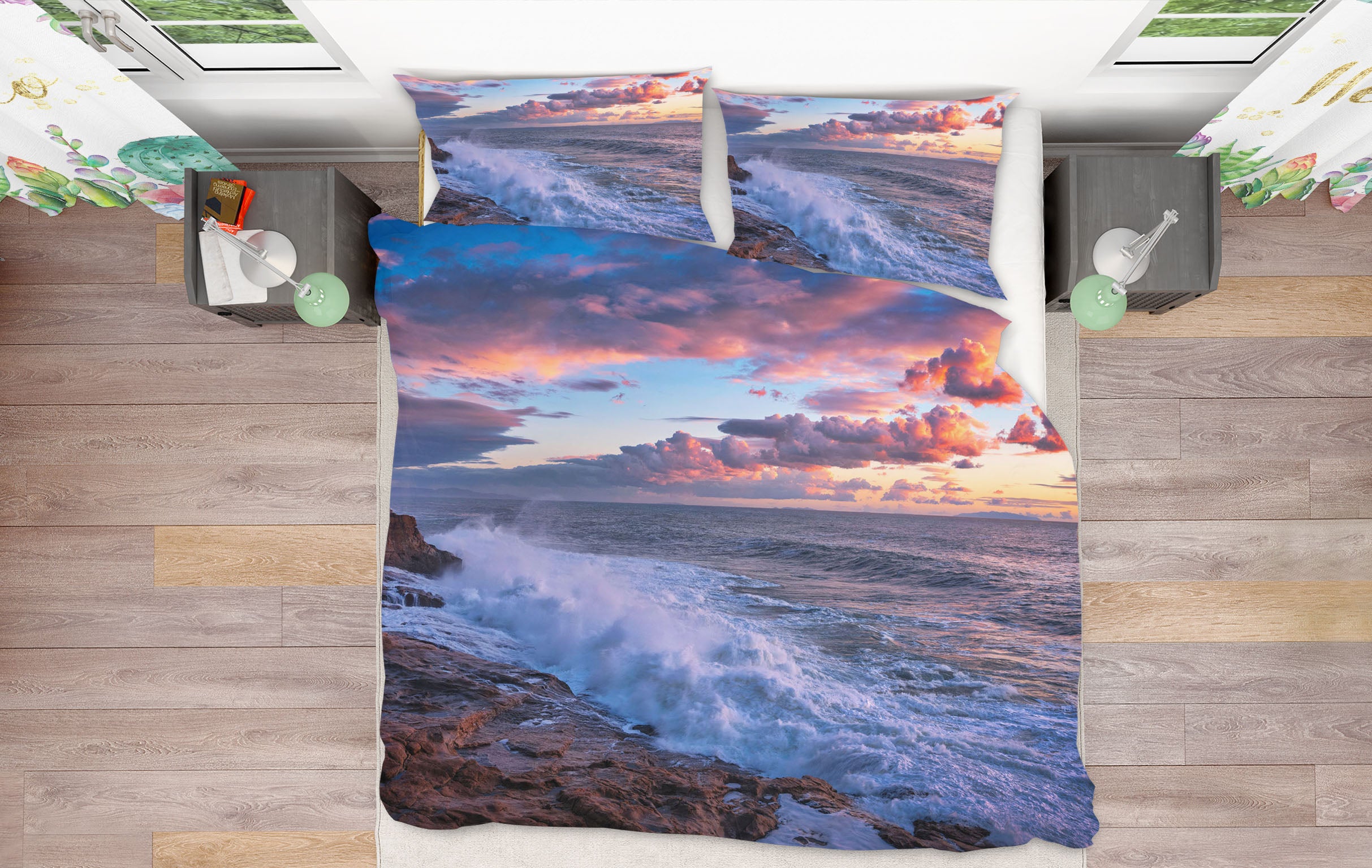 3D Sea Wave 2106 Marco Carmassi Bedding Bed Pillowcases Quilt