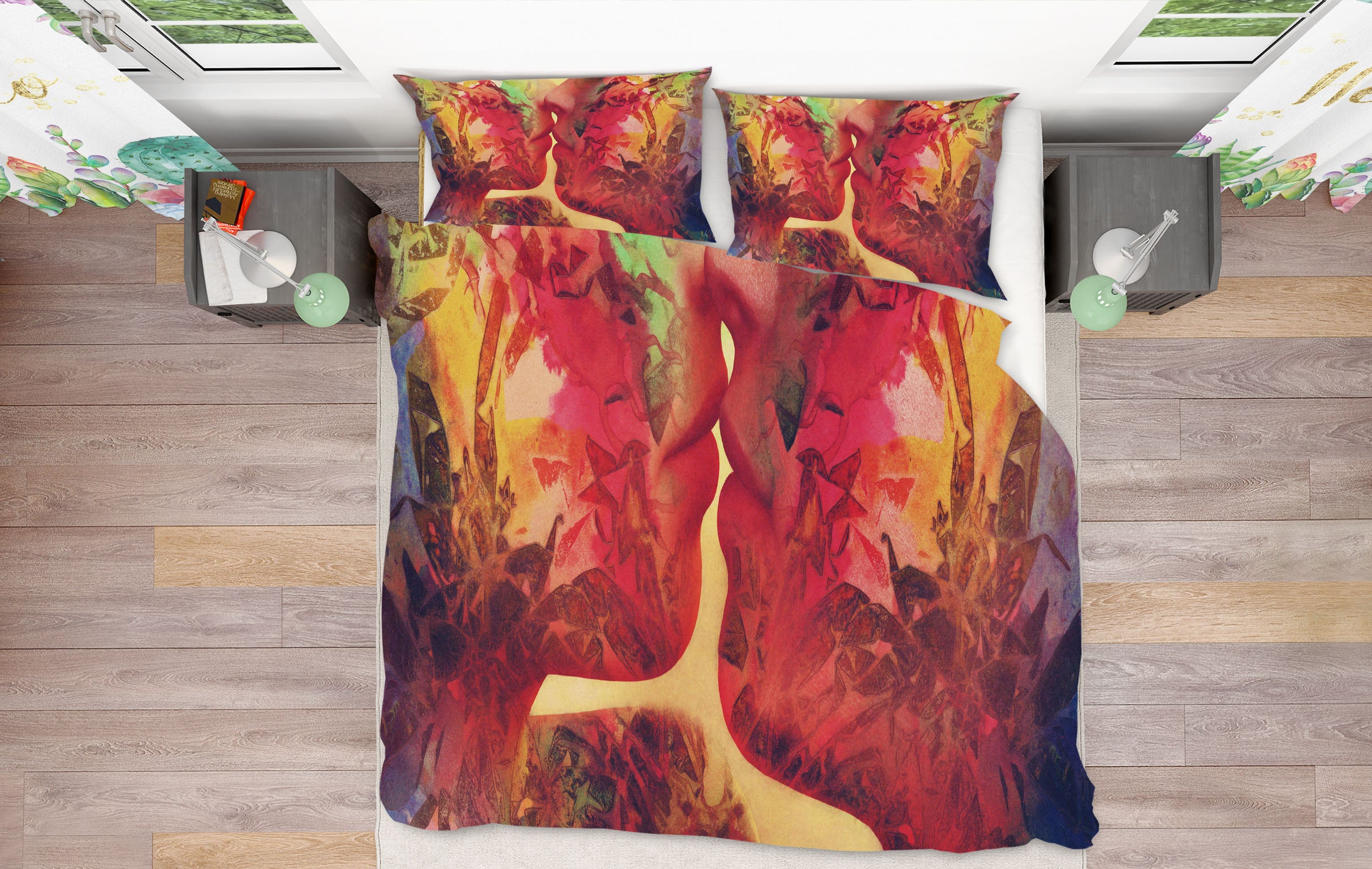 3D Graffiti Love 2005 Marco Cavazzana Bedding Bed Pillowcases Quilt