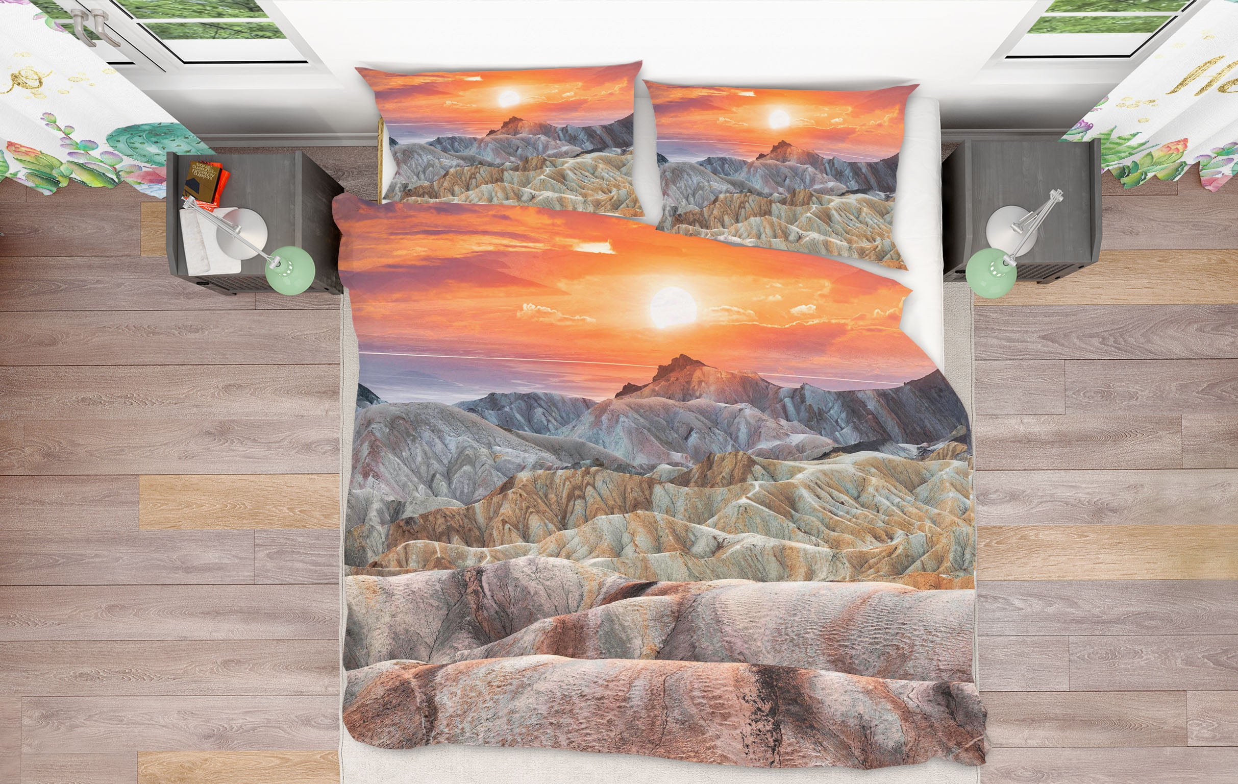 3D Sunrise Glacier 2125 Marco Carmassi Bedding Bed Pillowcases Quilt
