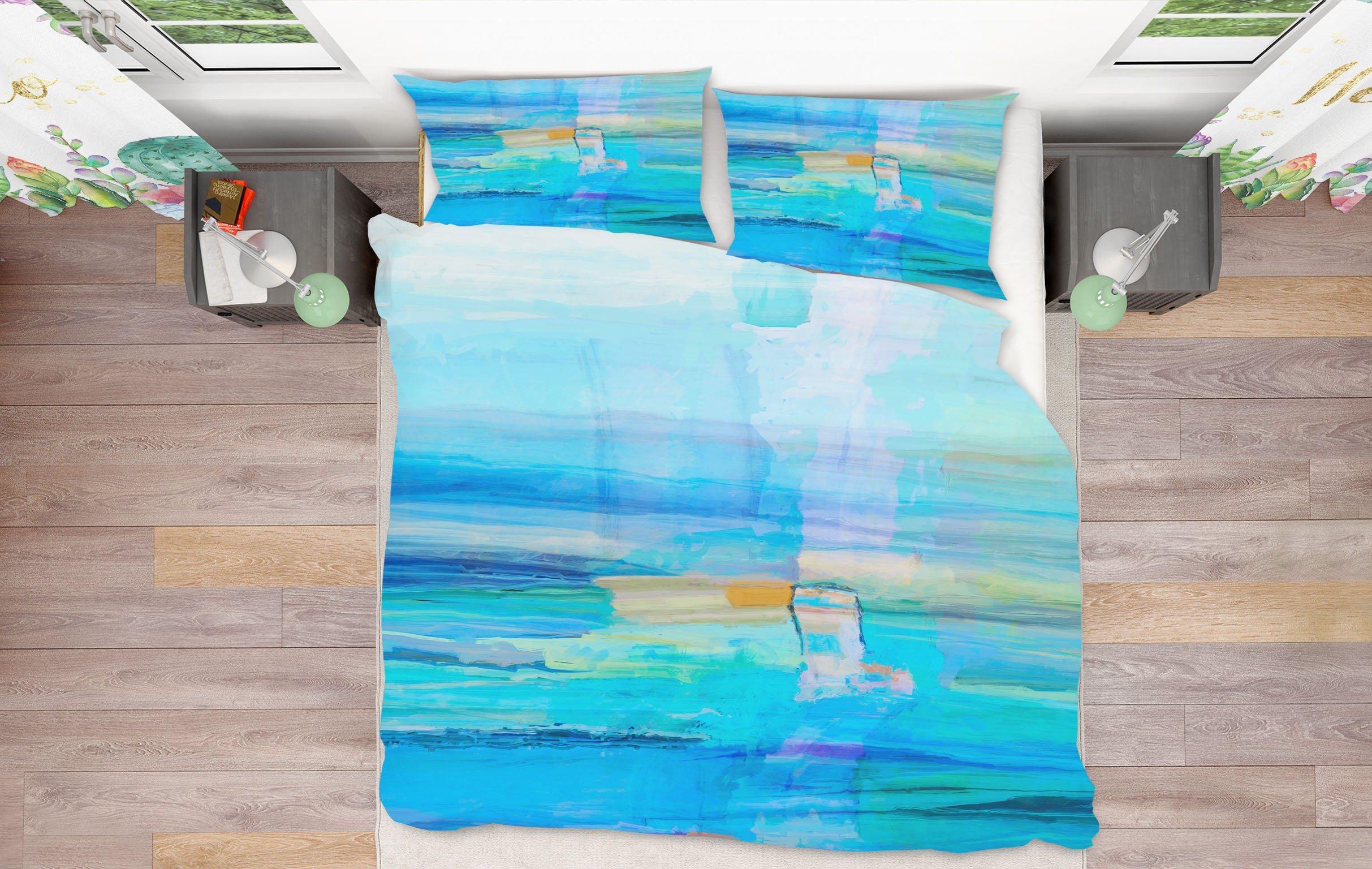 3D Blue Sea 2106 Michael Tienhaara Bedding Bed Pillowcases Quilt