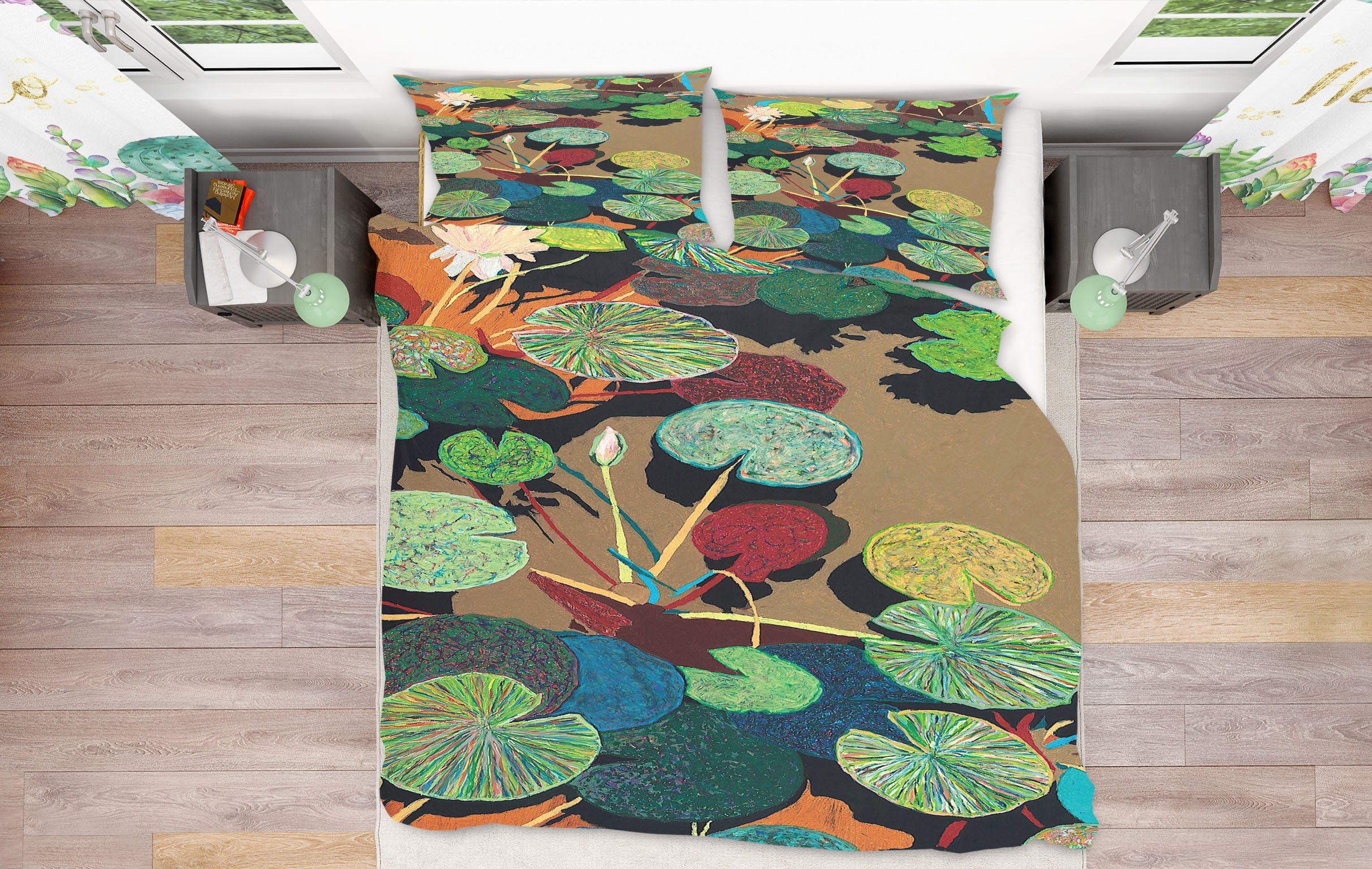 3D Catfish Corner 1158 Allan P. Friedlander Bedding Bed Pillowcases Quilt