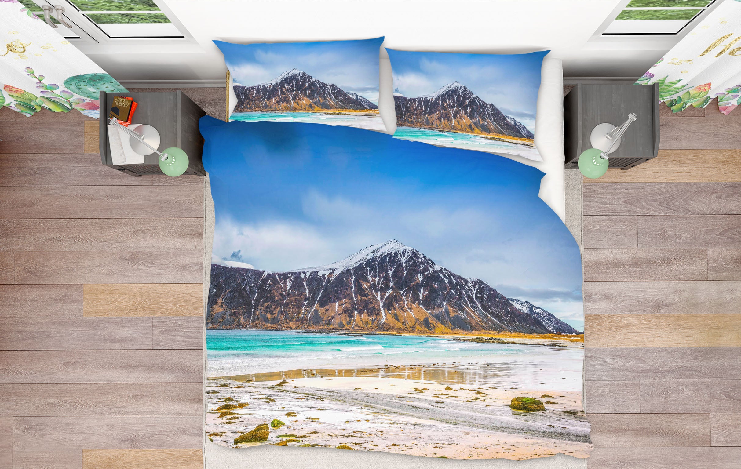 3D Mountain Stones 094 Marco Carmassi Bedding Bed Pillowcases Quilt