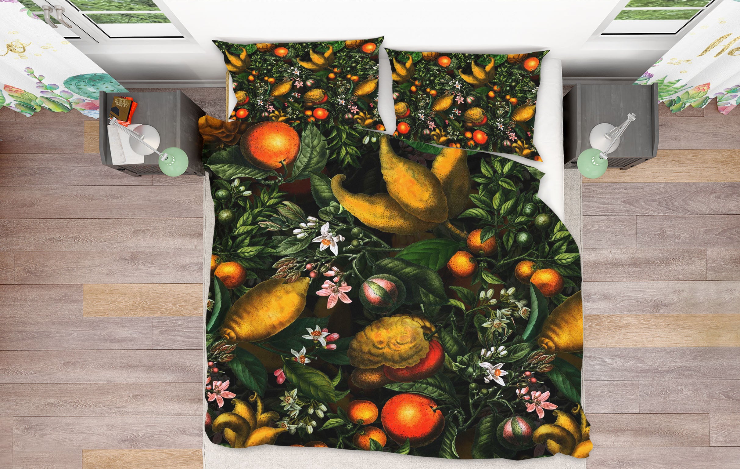 3D Fruit Oranges 124 Uta Naumann Bedding Bed Pillowcases Quilt