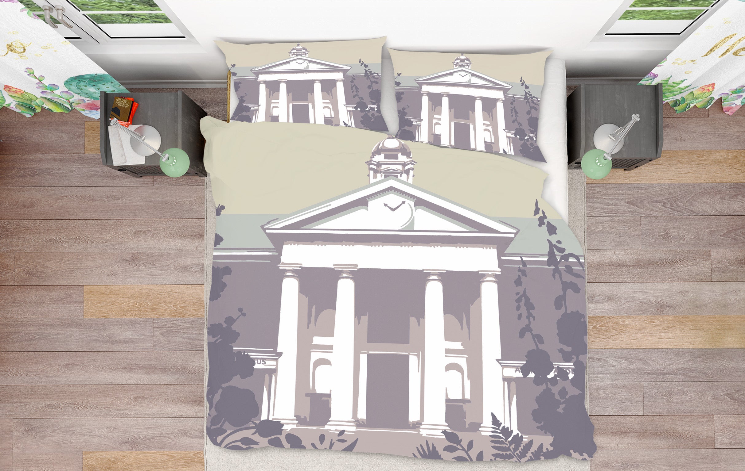 3D Chelsea Flower Show  2011 Steve Read Bedding Bed Pillowcases Quilt