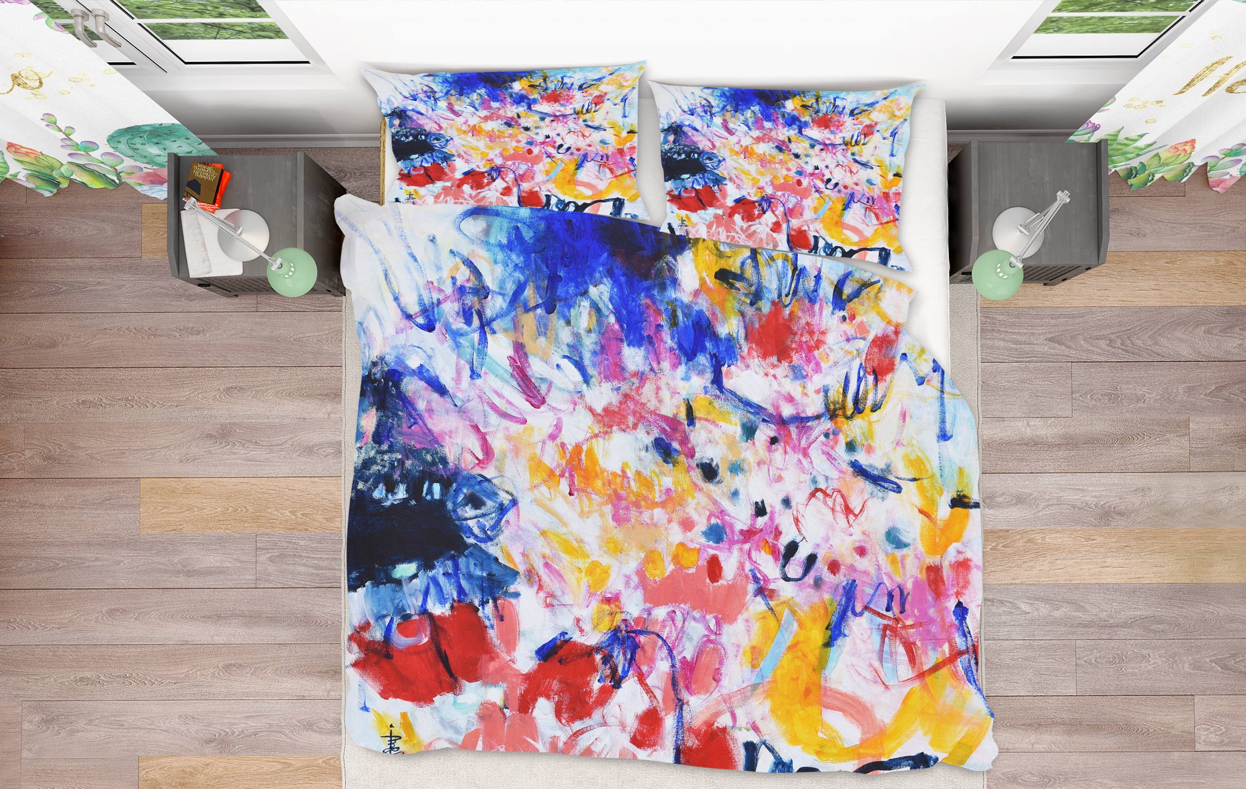 3D Art Graffiti 1196 Misako Chida Bedding Bed Pillowcases Quilt Cover Duvet Cover