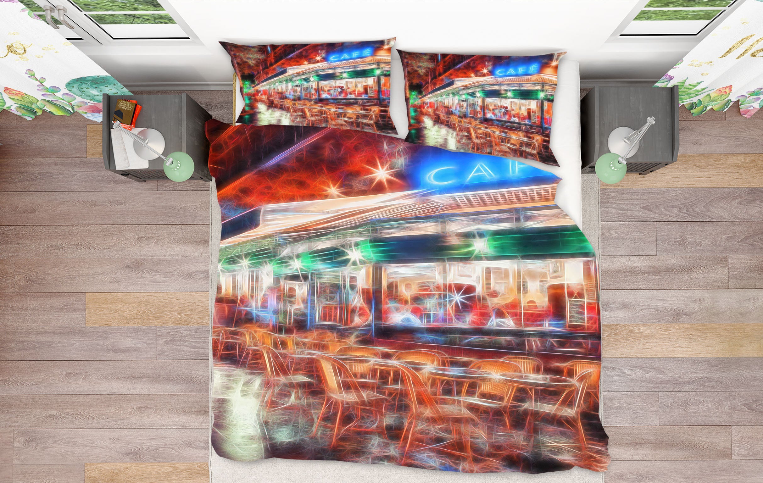 3D Table Chair Shop Light 85110 Assaf Frank Bedding Bed Pillowcases Quilt