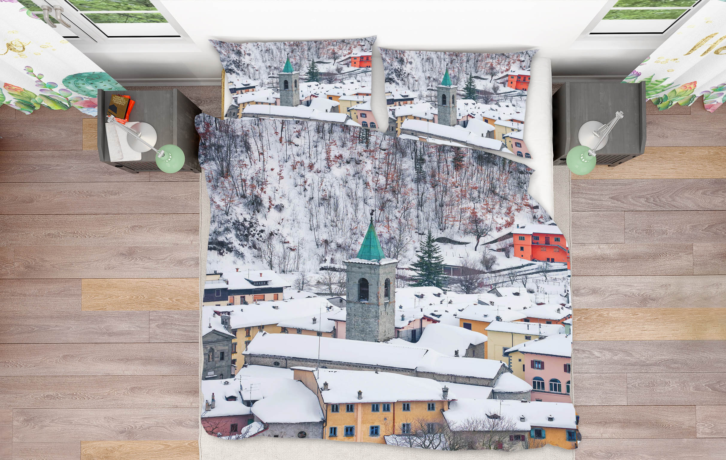 3D White World 2147 Marco Carmassi Bedding Bed Pillowcases Quilt