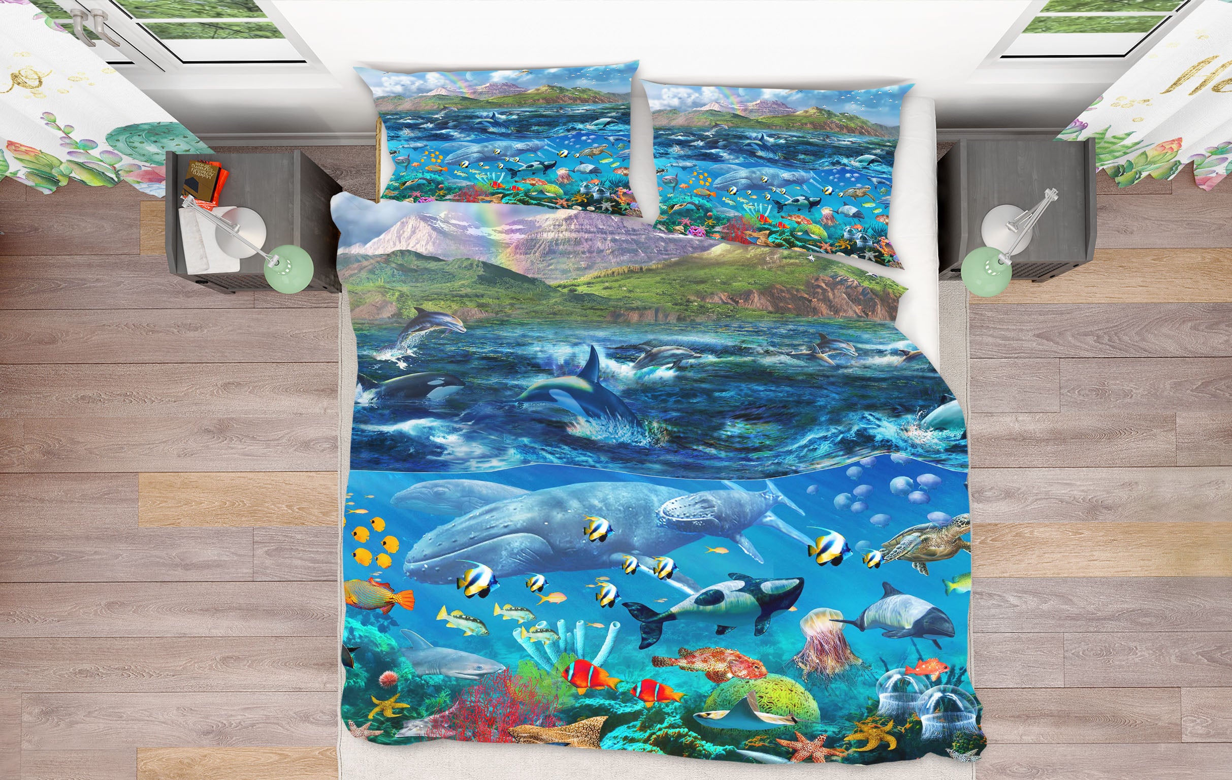 3D Undersea Fish 2031 Adrian Chesterman Bedding Bed Pillowcases Quilt