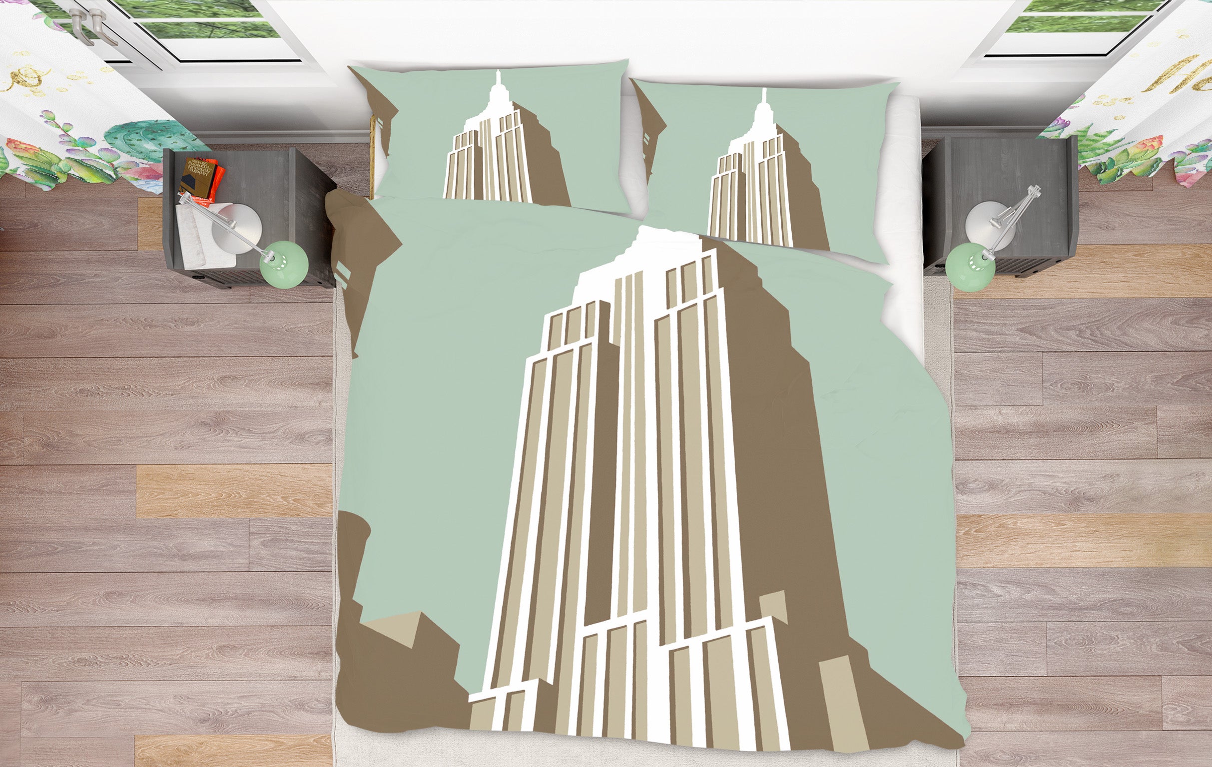 3D Manhattan 2023 Steve Read Bedding Bed Pillowcases Quilt