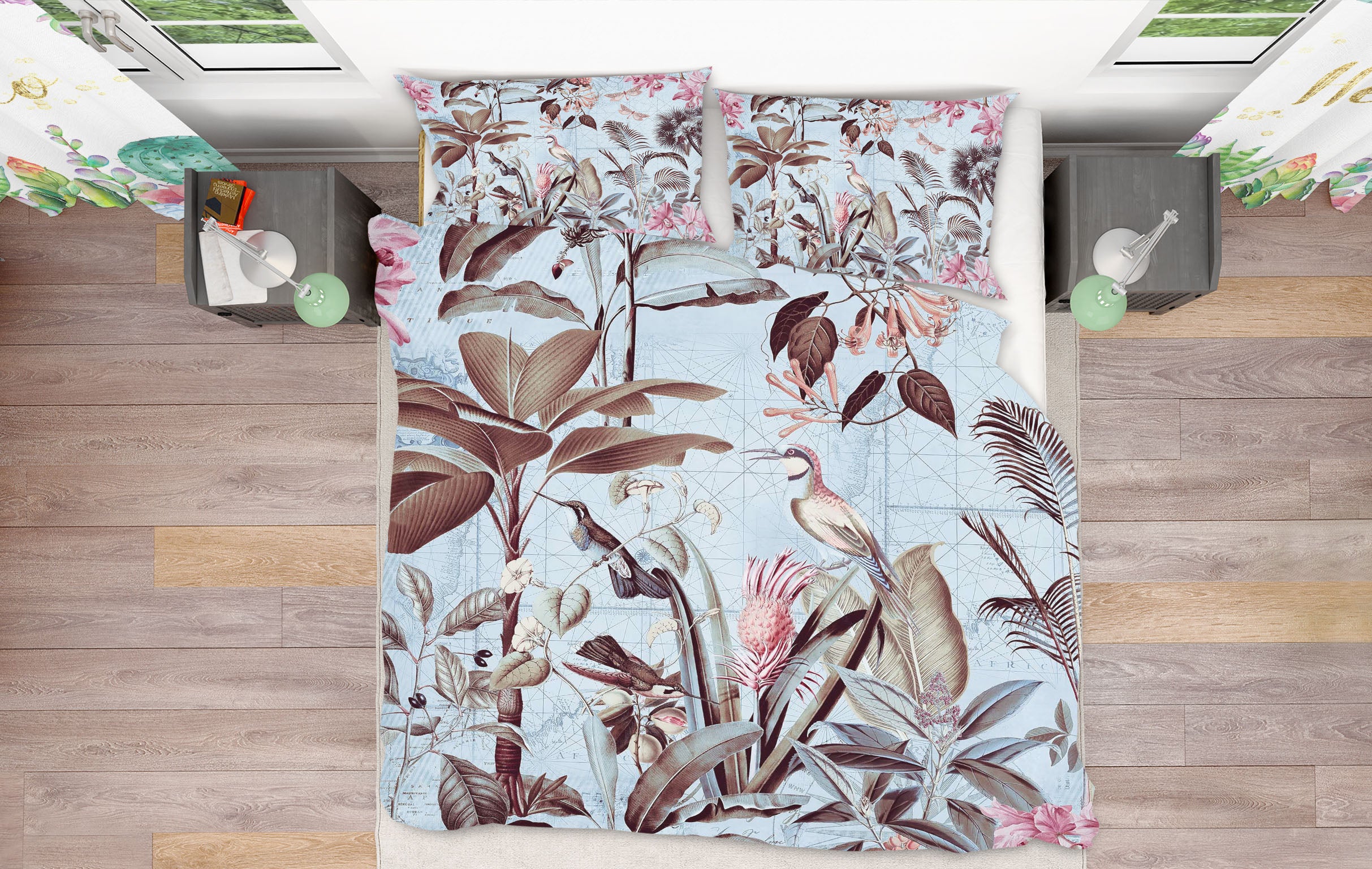 3D Winter Forest 128 Andrea haase Bedding Bed Pillowcases Quilt