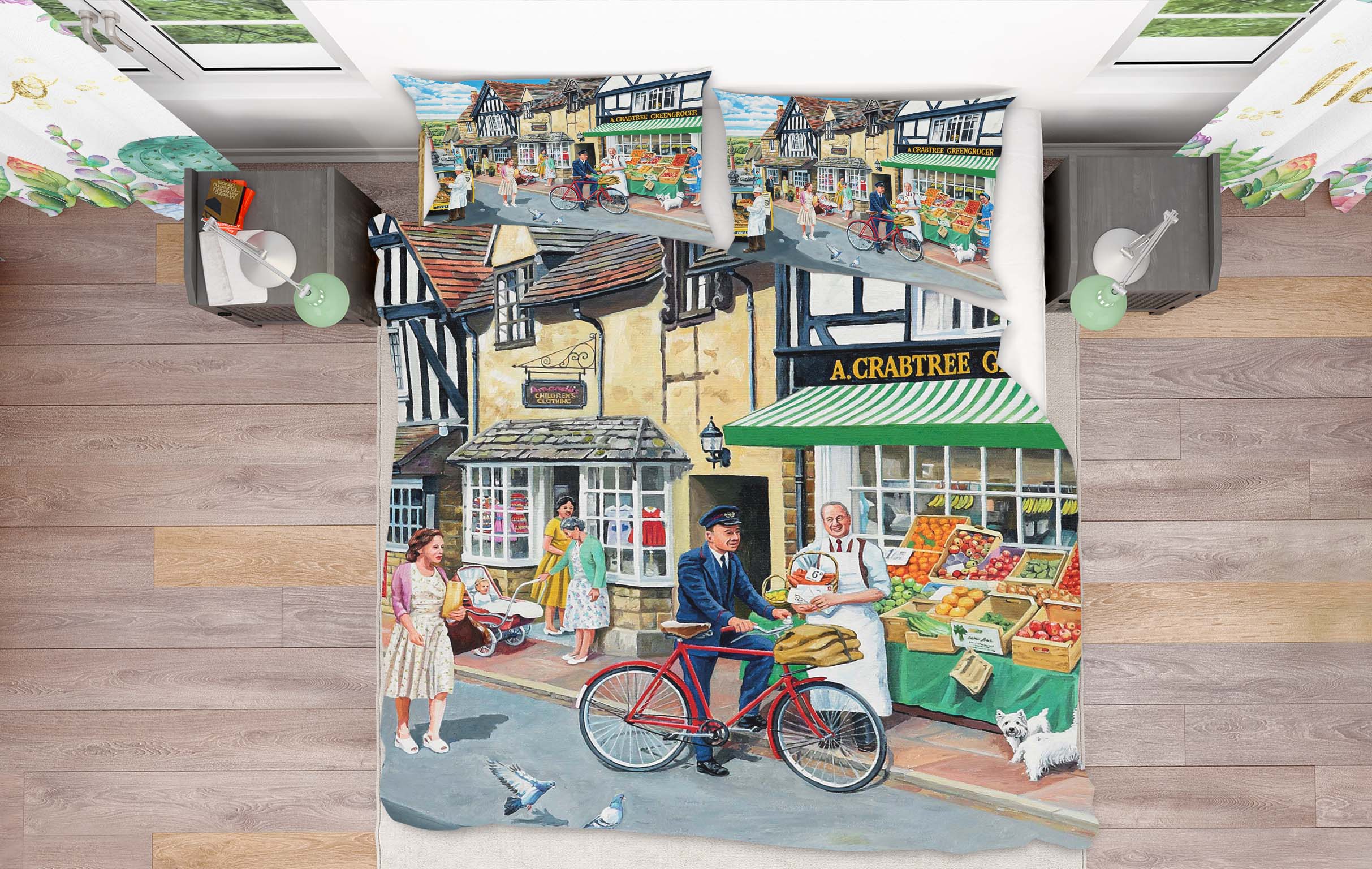 3D Letters For The Greengrocer 2035 Trevor Mitchell bedding Bed Pillowcases Quilt