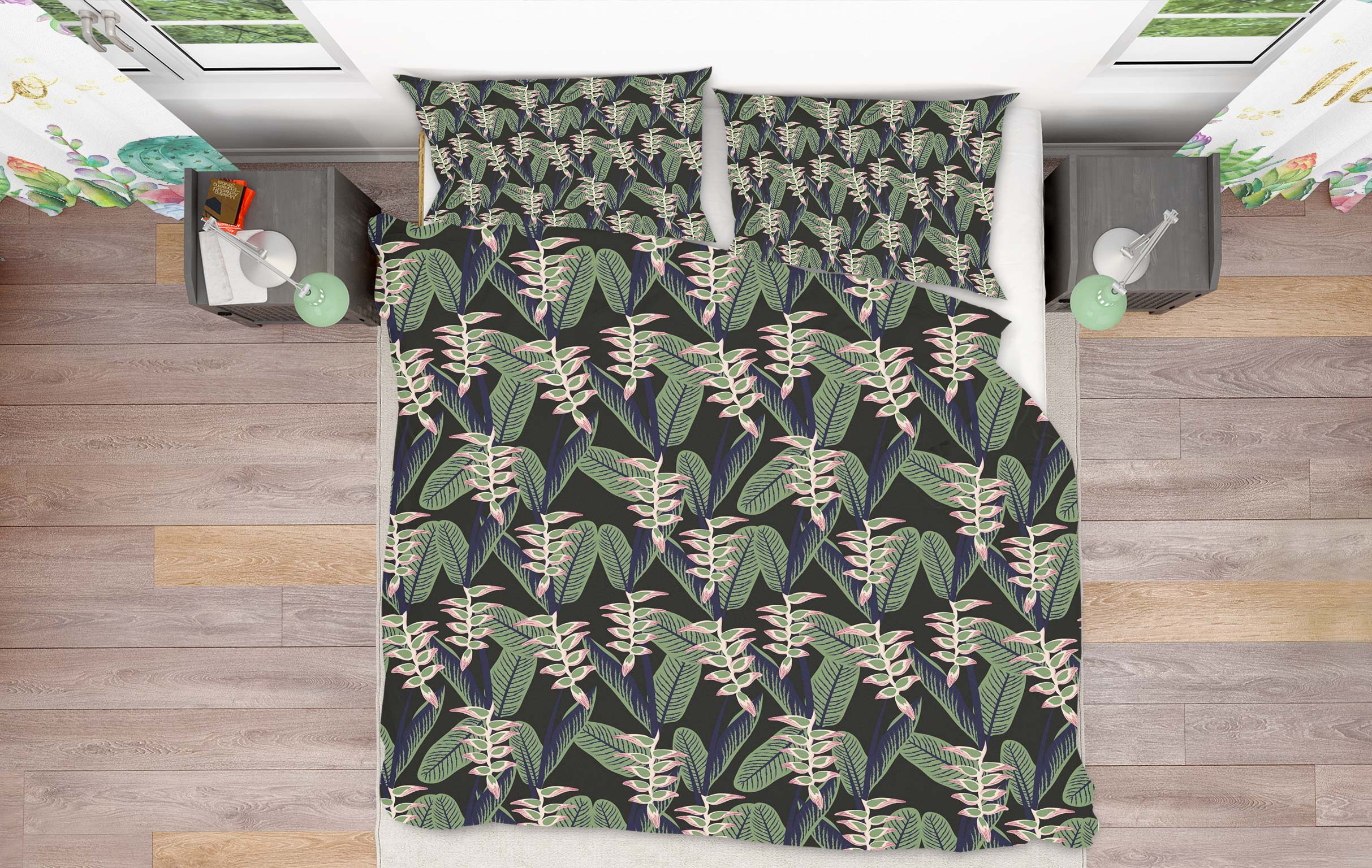 3D Leaf Pattern 10985 Kashmira Jayaprakash Bedding Bed Pillowcases Quilt