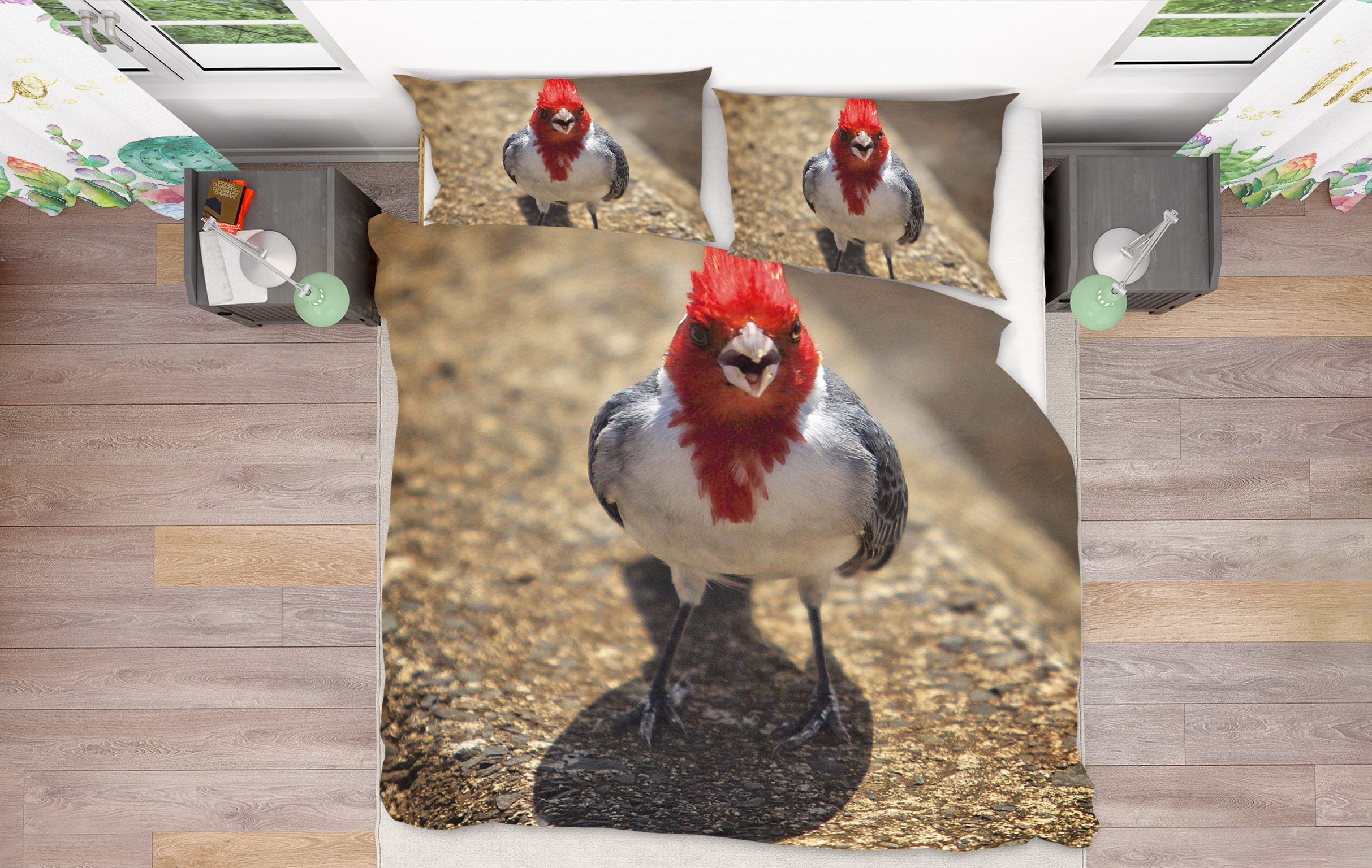 3D Red Crown 2127 Kathy Barefield Bedding Bed Pillowcases Quilt