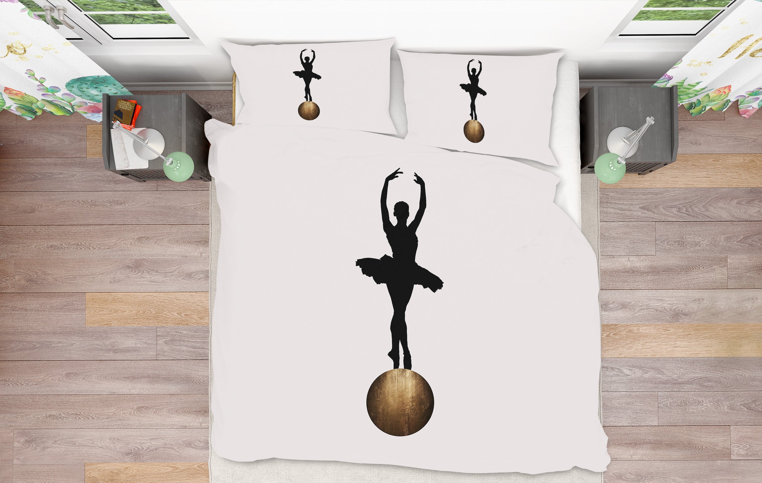 3D Ballet Dancer 199 Boris Draschoff Bedding Bed Pillowcases Quilt