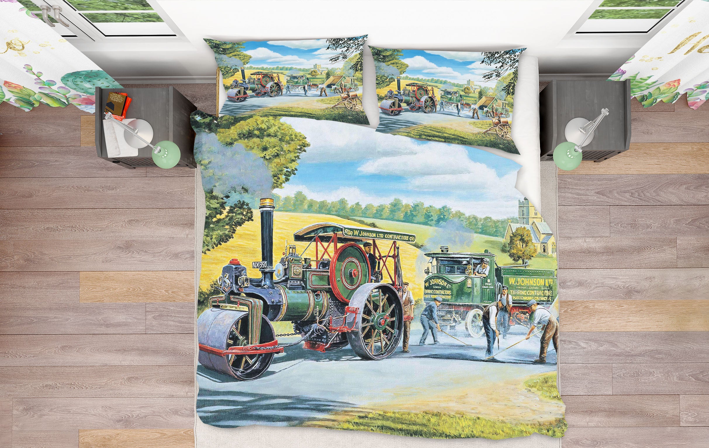 3D The Road Menders 2066 Trevor Mitchell bedding Bed Pillowcases Quilt