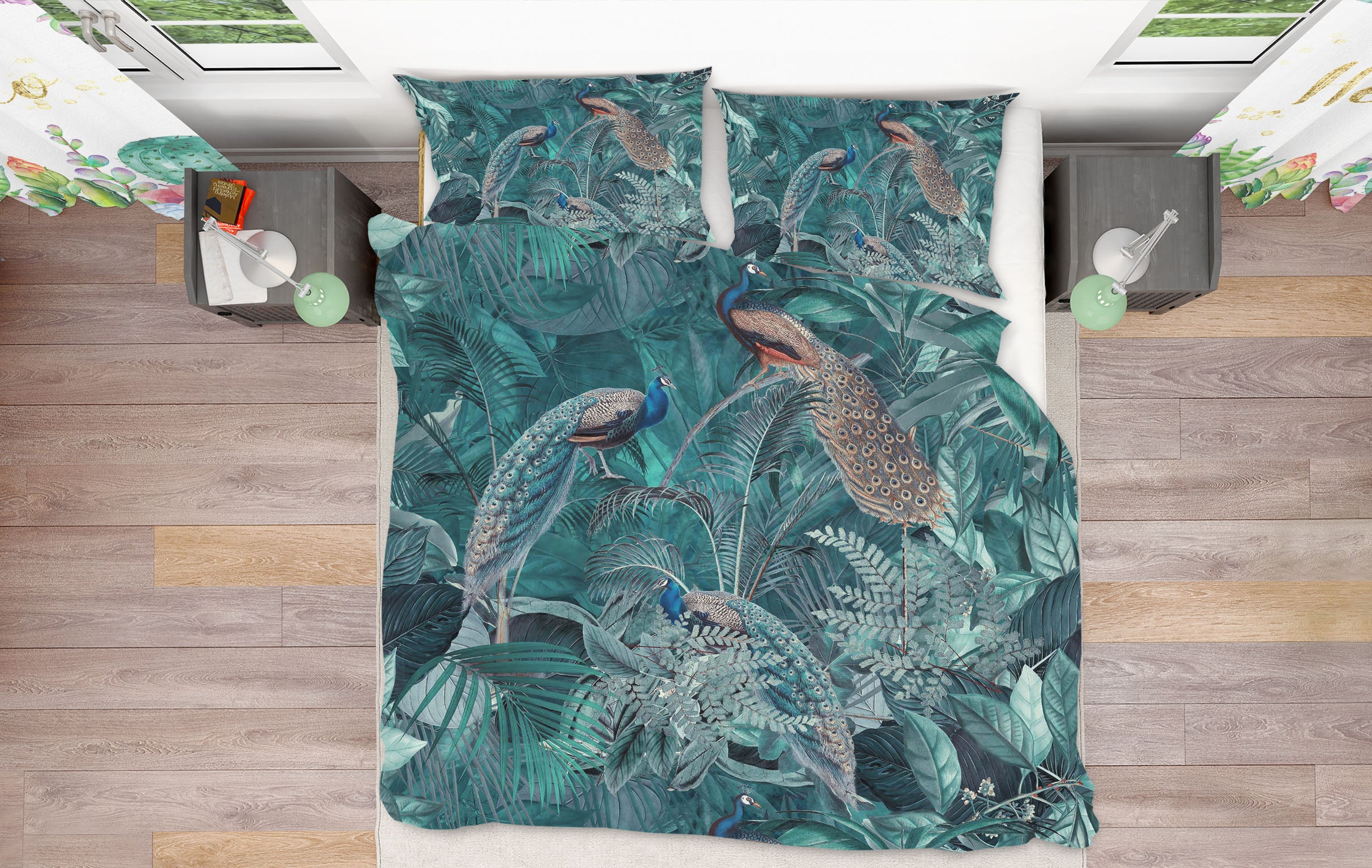 3D Peacock Home 112 Andrea haase Bedding Bed Pillowcases Quilt