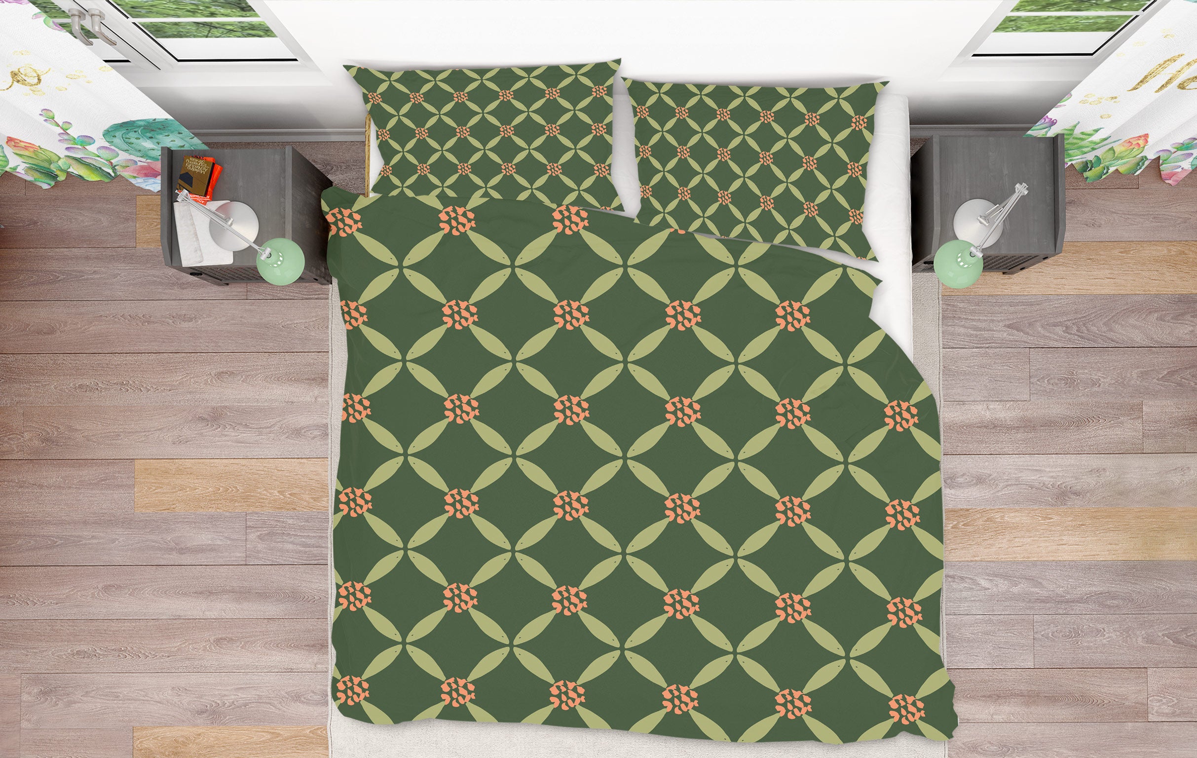3D Green Texture 10975 Kashmira Jayaprakash Bedding Bed Pillowcases Quilt