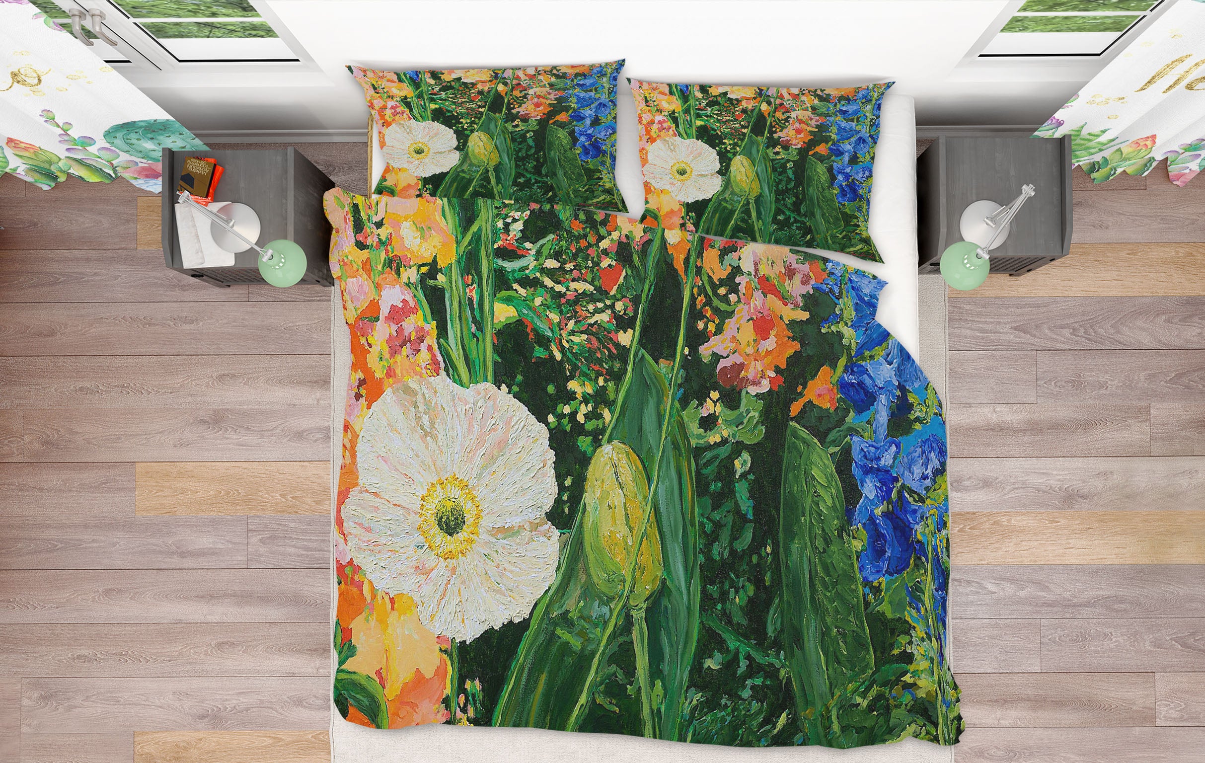 3D Flower Sunshine 1038 Allan P. Friedlander Bedding Bed Pillowcases Quilt