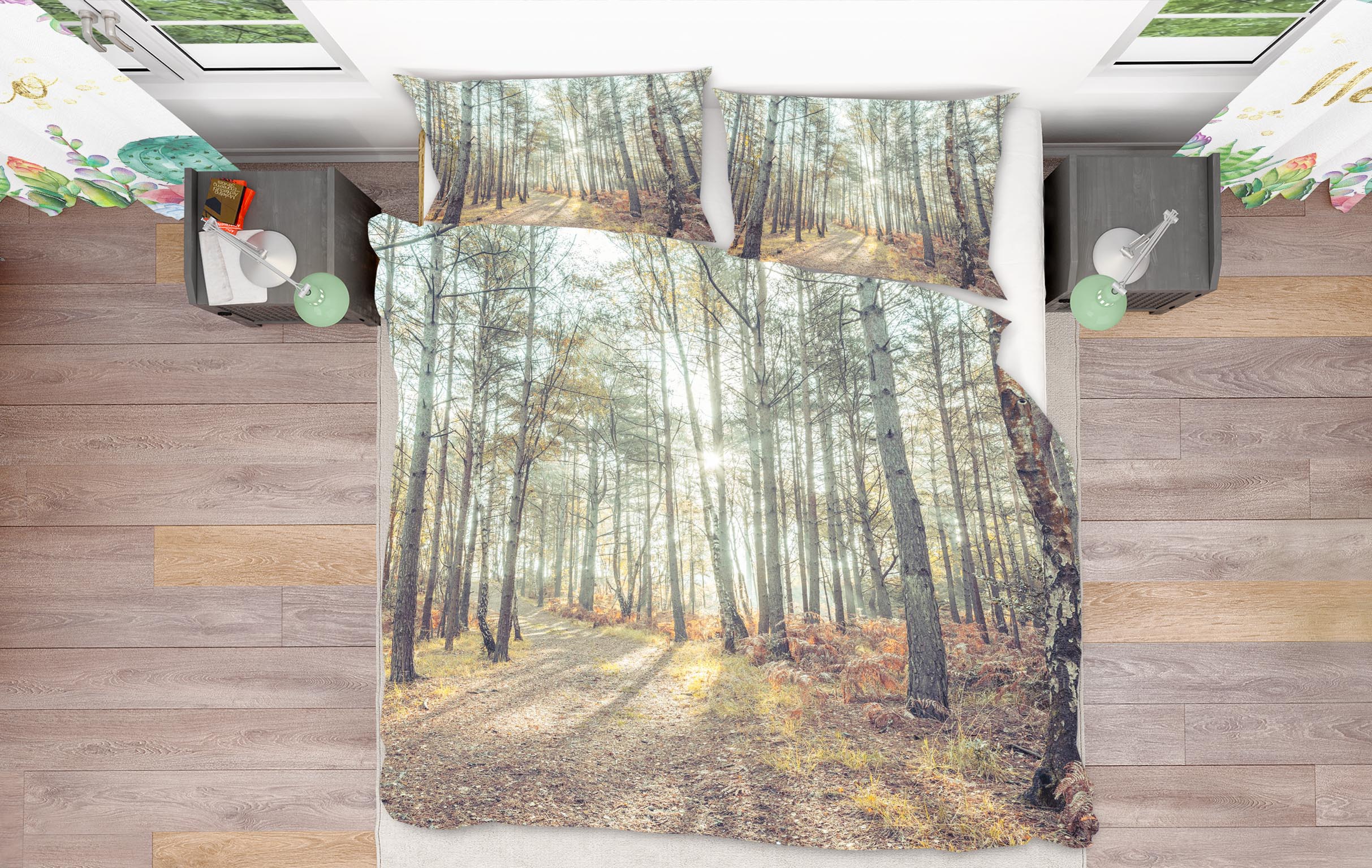 3D Sun Forest 7214 Assaf Frank Bedding Bed Pillowcases Quilt Cover Duvet Cover