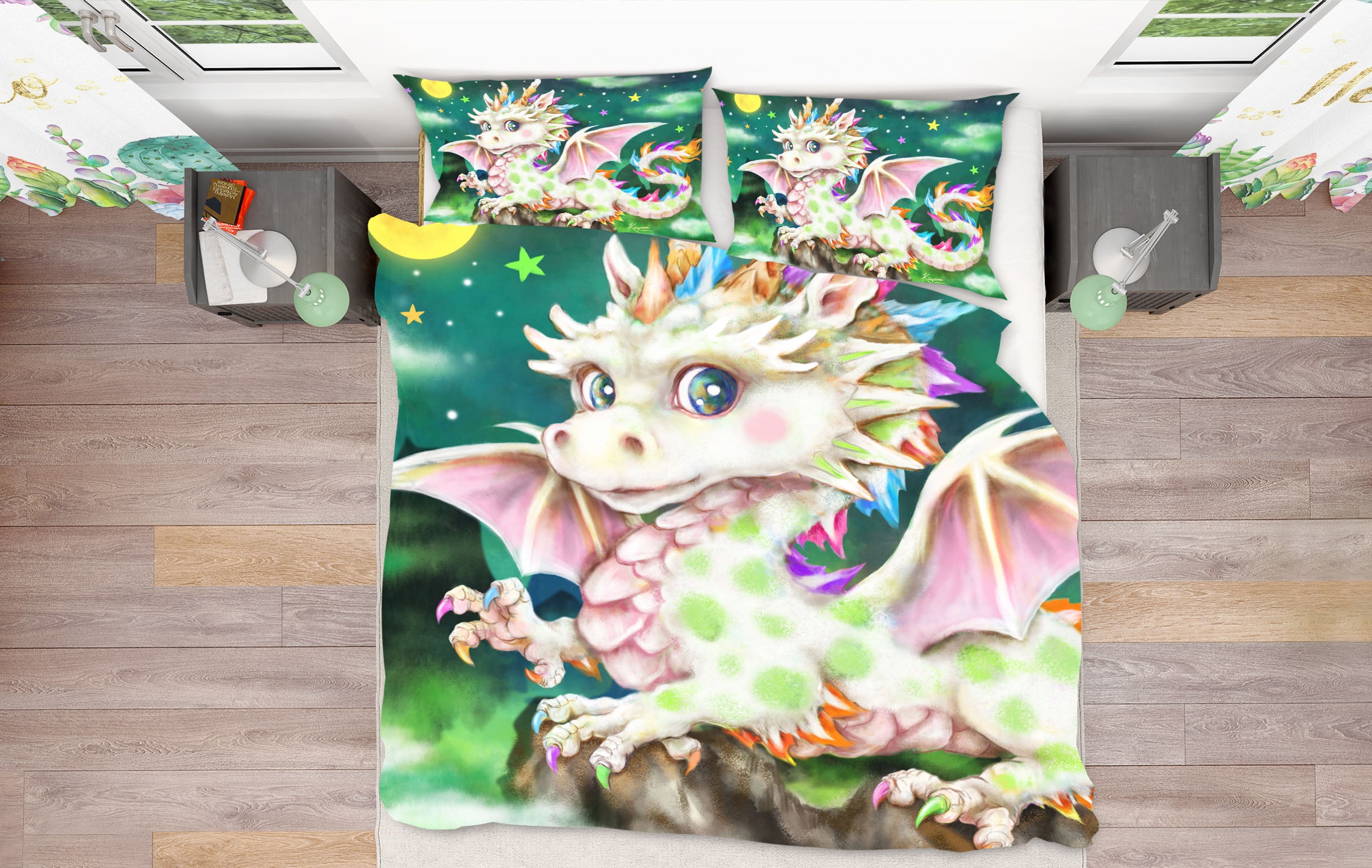 3D Cartoon Dragon 5933 Kayomi Harai Bedding Bed Pillowcases Quilt Cover Duvet Cover