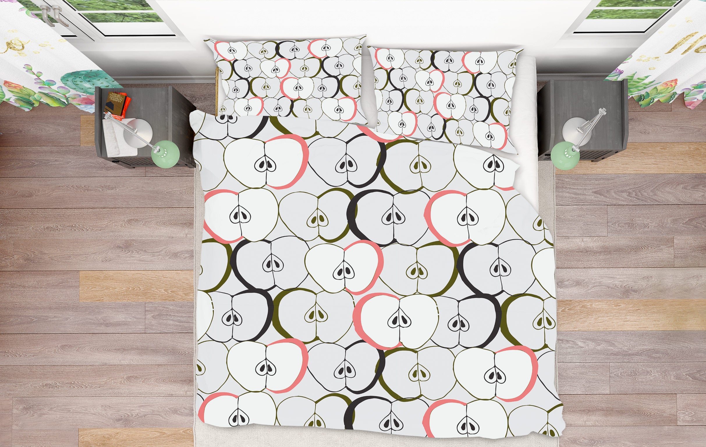 3D Apple Pattern 109151 Kashmira Jayaprakash Bedding Bed Pillowcases Quilt