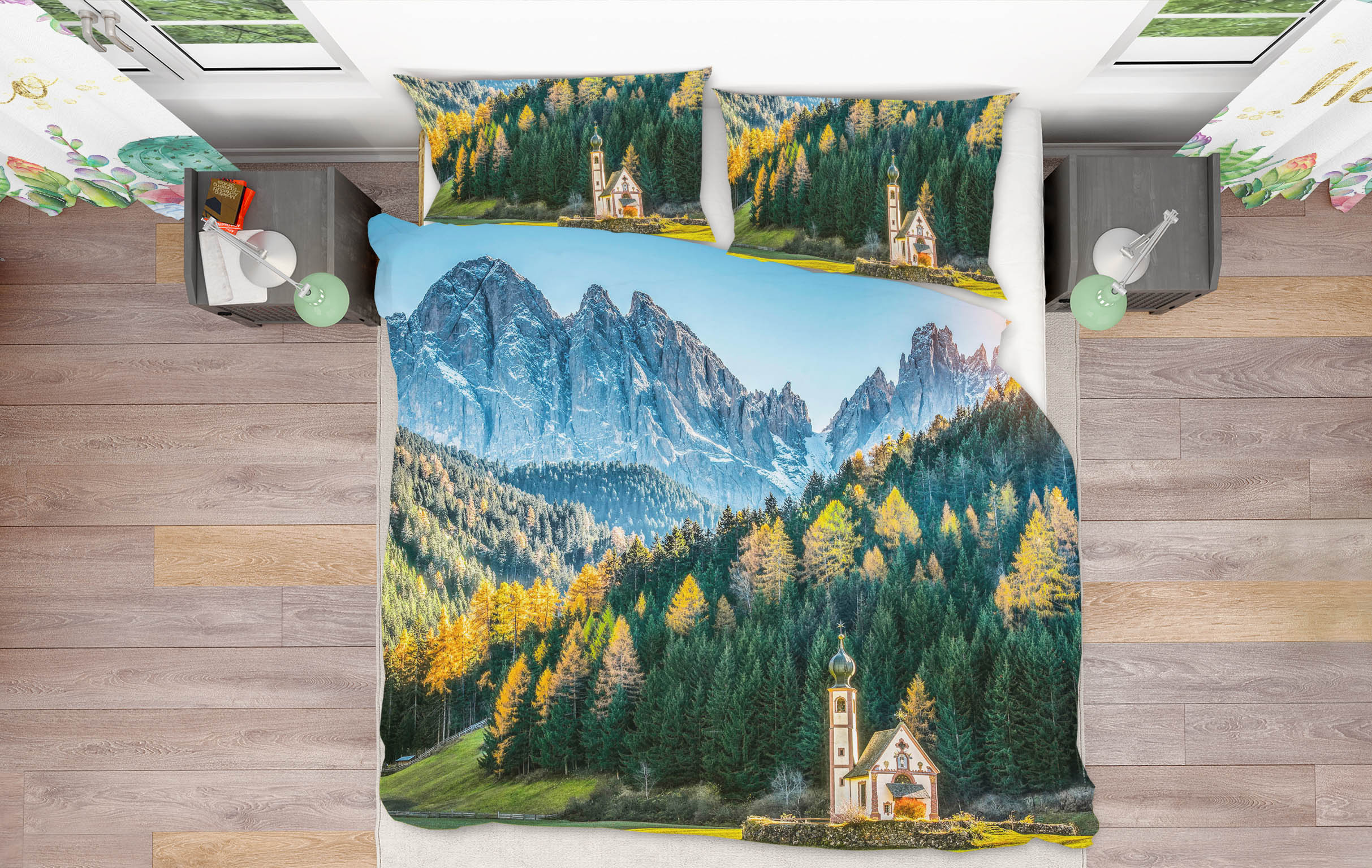 3D Sunny Forest 098 Marco Carmassi Bedding Bed Pillowcases Quilt