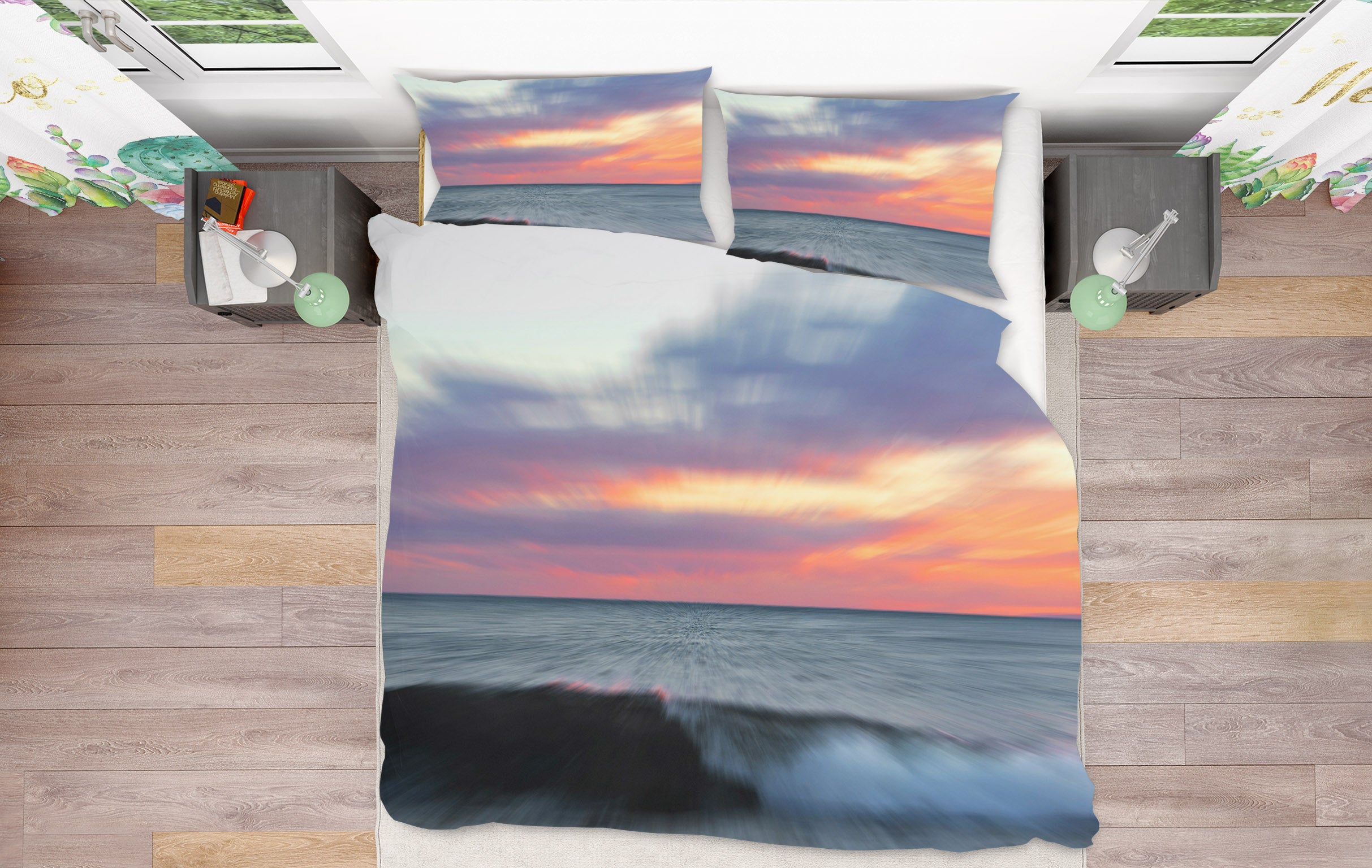 3D Moving Wave 100 Marco Carmassi Bedding Bed Pillowcases Quilt