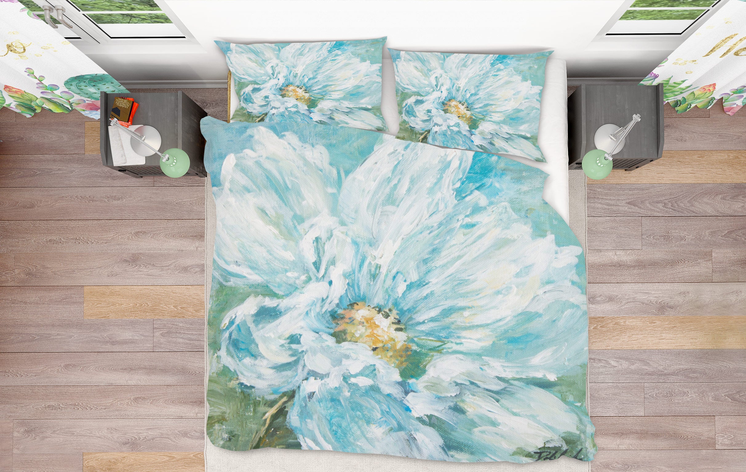 3D Flower 2078 Debi Coules Bedding Bed Pillowcases Quilt