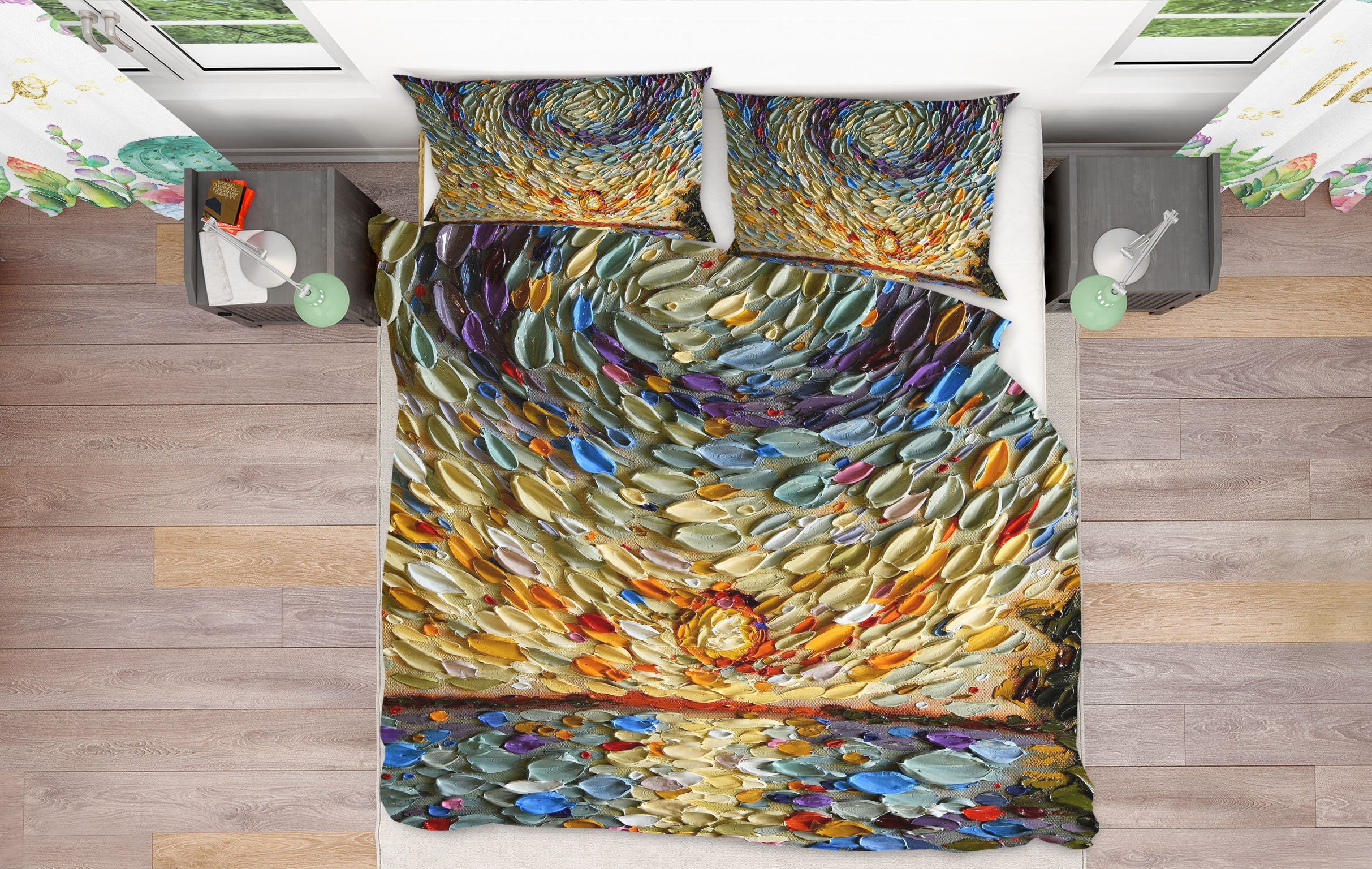 3D Sunset Sea 2115 Dena Tollefson bedding Bed Pillowcases Quilt