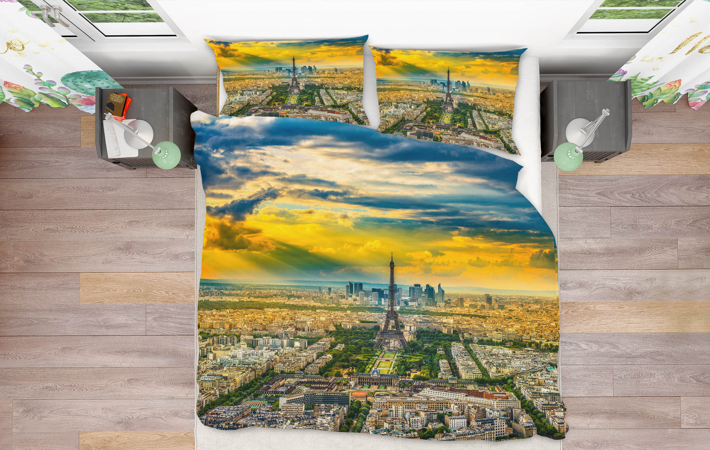 3D Montparnasse View 121 Marco Carmassi Bedding Bed Pillowcases Quilt