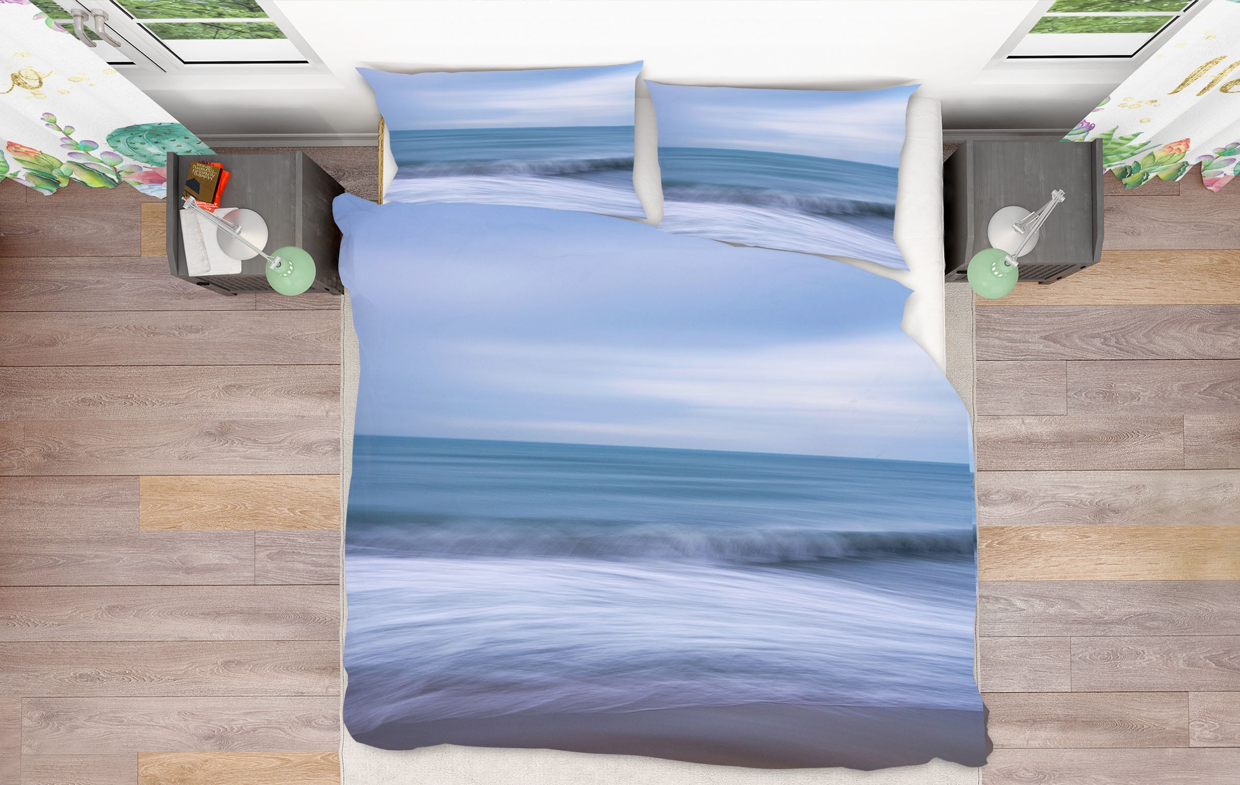 3D Stormy Waves 2151 Marco Carmassi Bedding Bed Pillowcases Quilt
