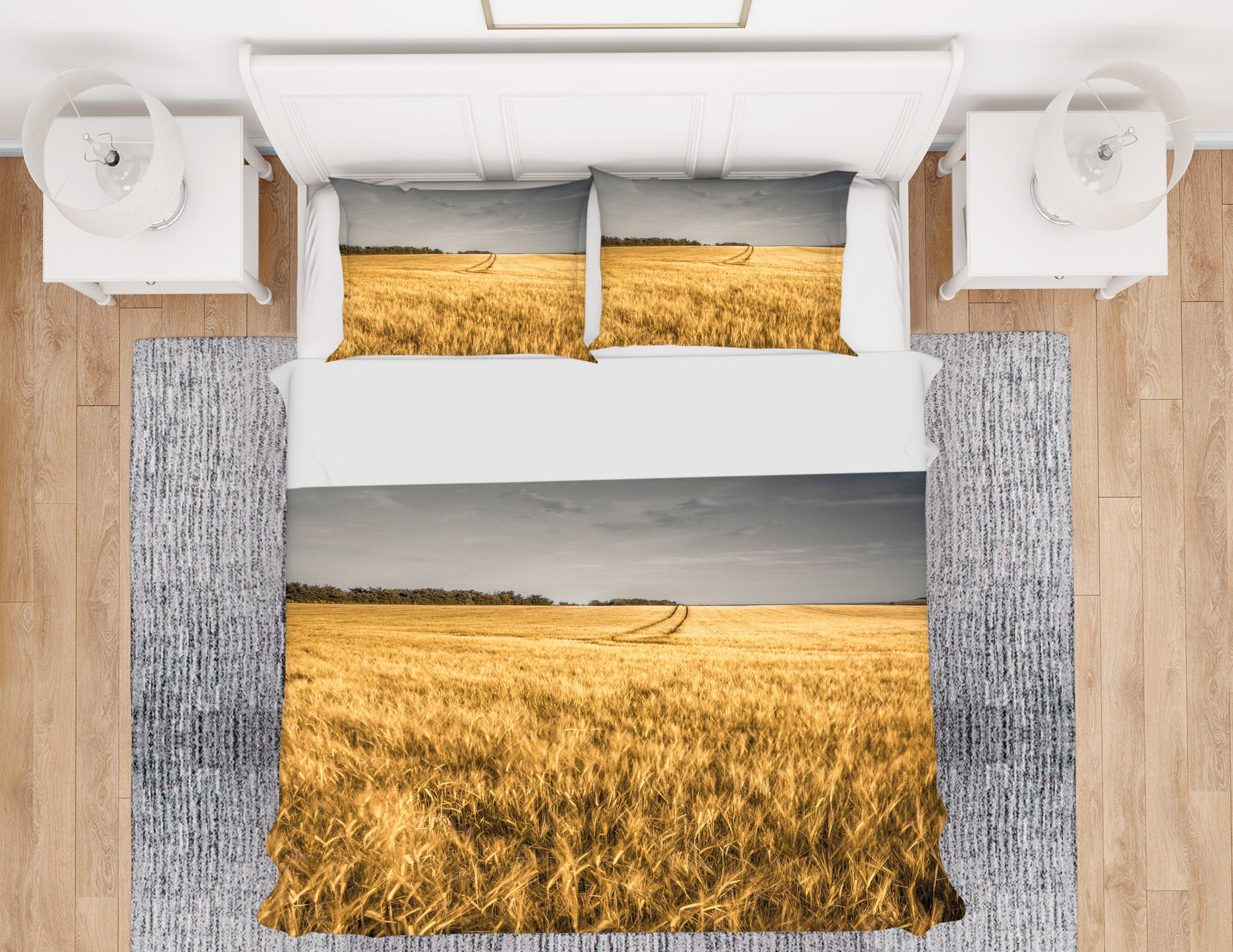 3D Wheat Field 8582 Assaf Frank Bedding Bed Pillowcases Quilt