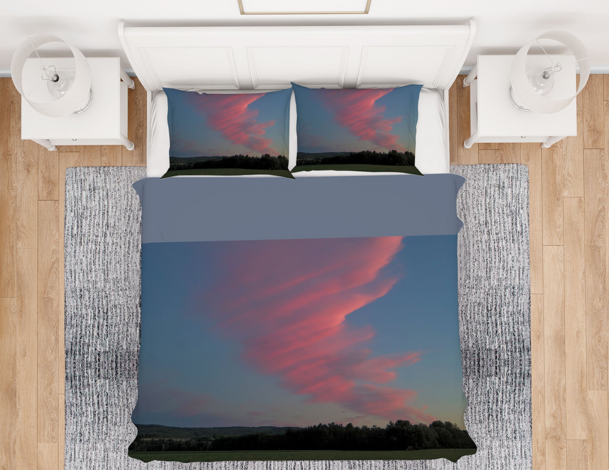 3D Pink Cloud 1031 Jerry LoFaro bedding Bed Pillowcases Quilt