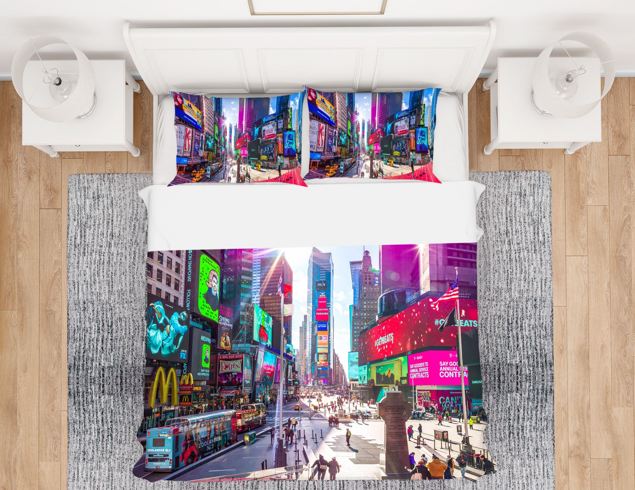 3D Colored Street 2012 Assaf Frank Bedding Bed Pillowcases Quilt