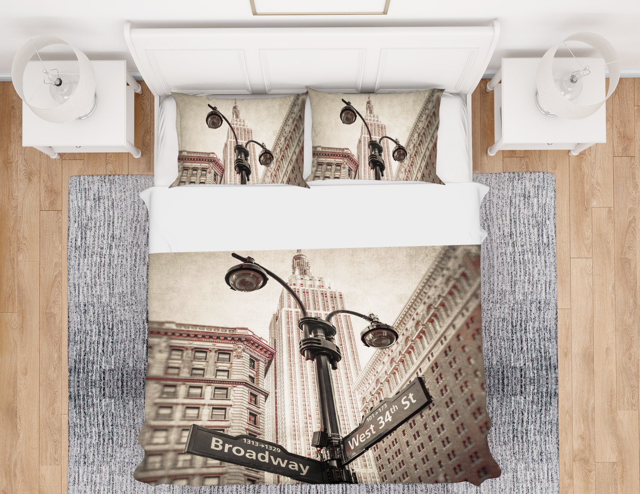 3D Street Sign 85199 Assaf Frank Bedding Bed Pillowcases Quilt
