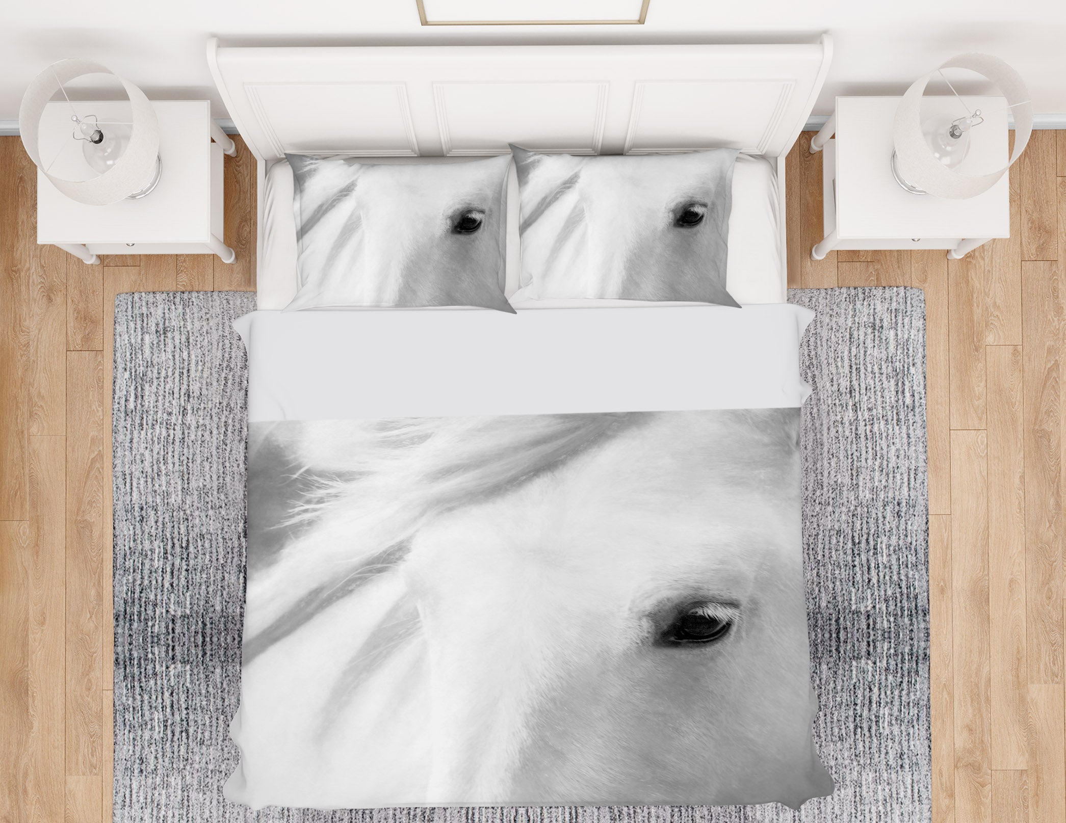 3D Horse Eye 047 Marco Carmassi Bedding Bed Pillowcases Quilt