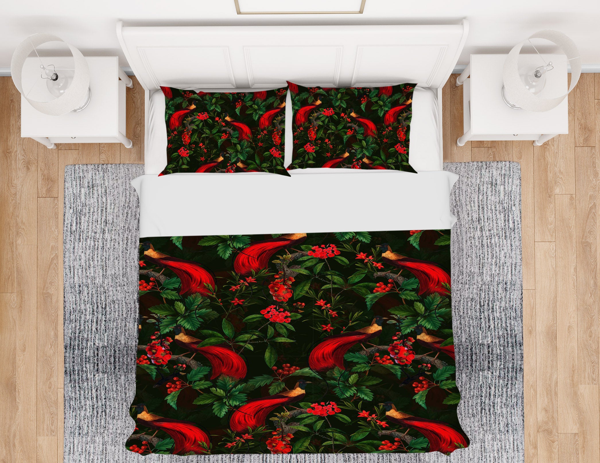 3D Red Flower 177 Uta Naumann Bedding Bed Pillowcases Quilt